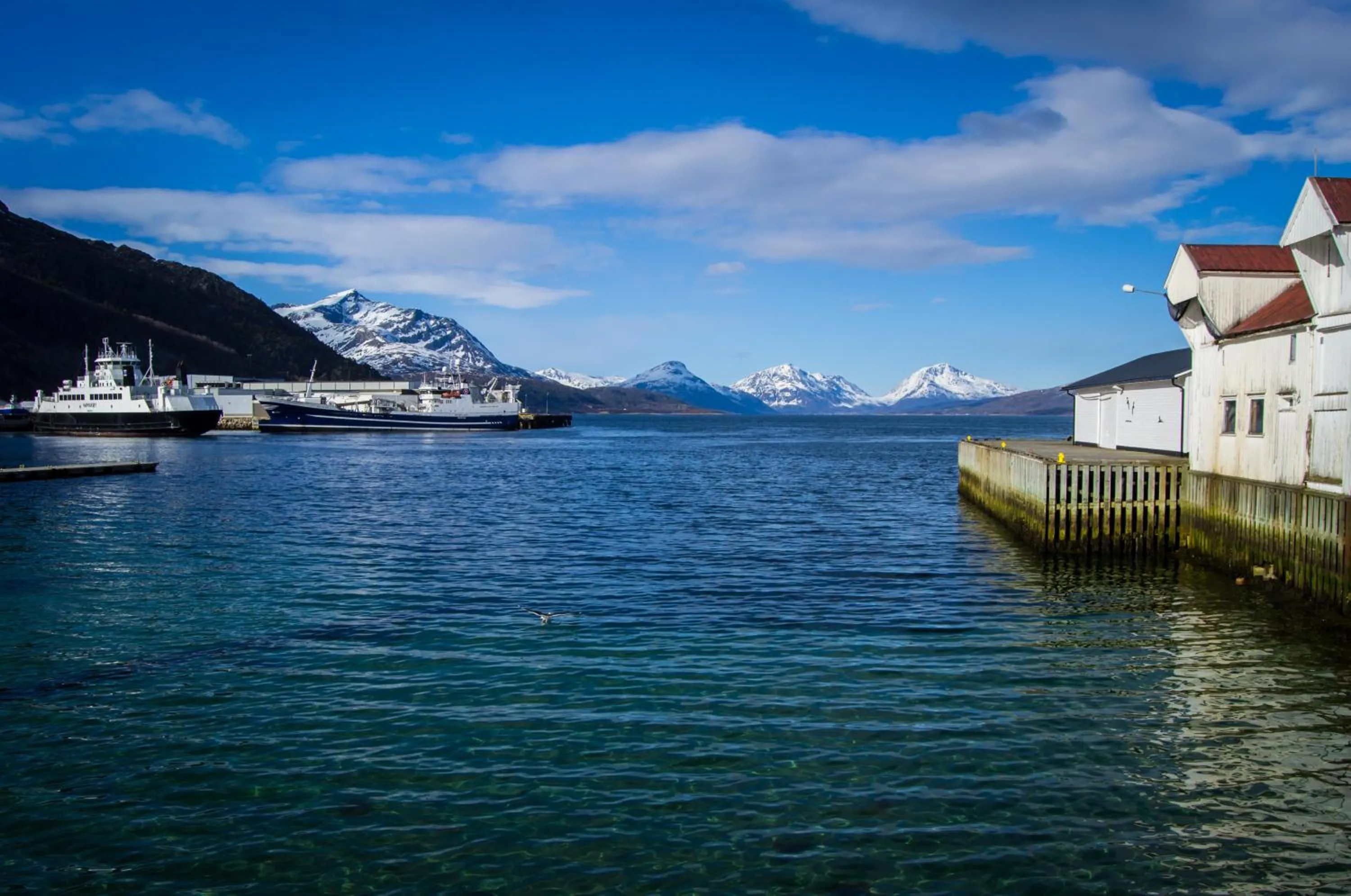 City view in Lødingen Brygge