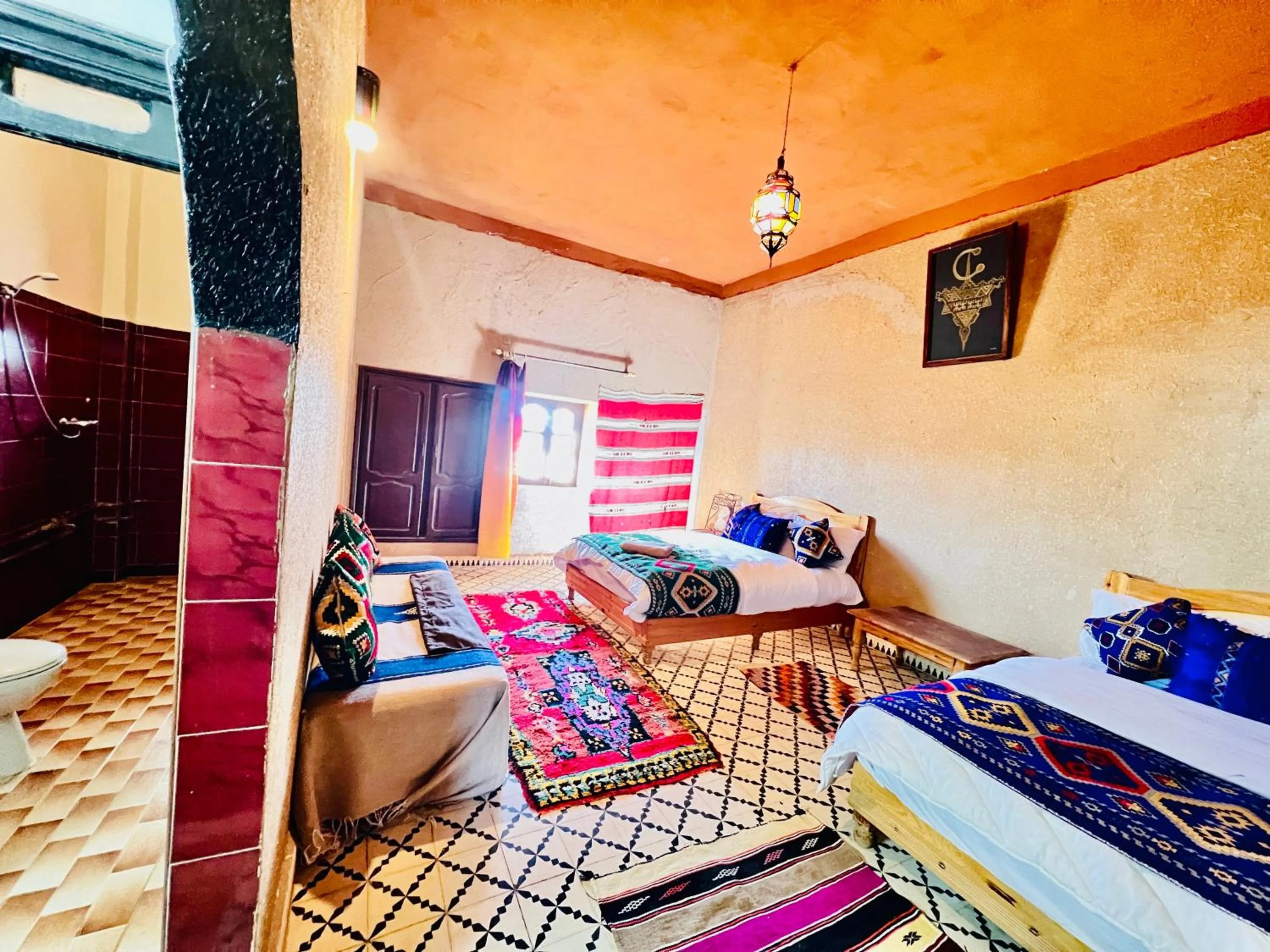 Bed in Hotel Camping Les Roses Des Dunes & Piscine