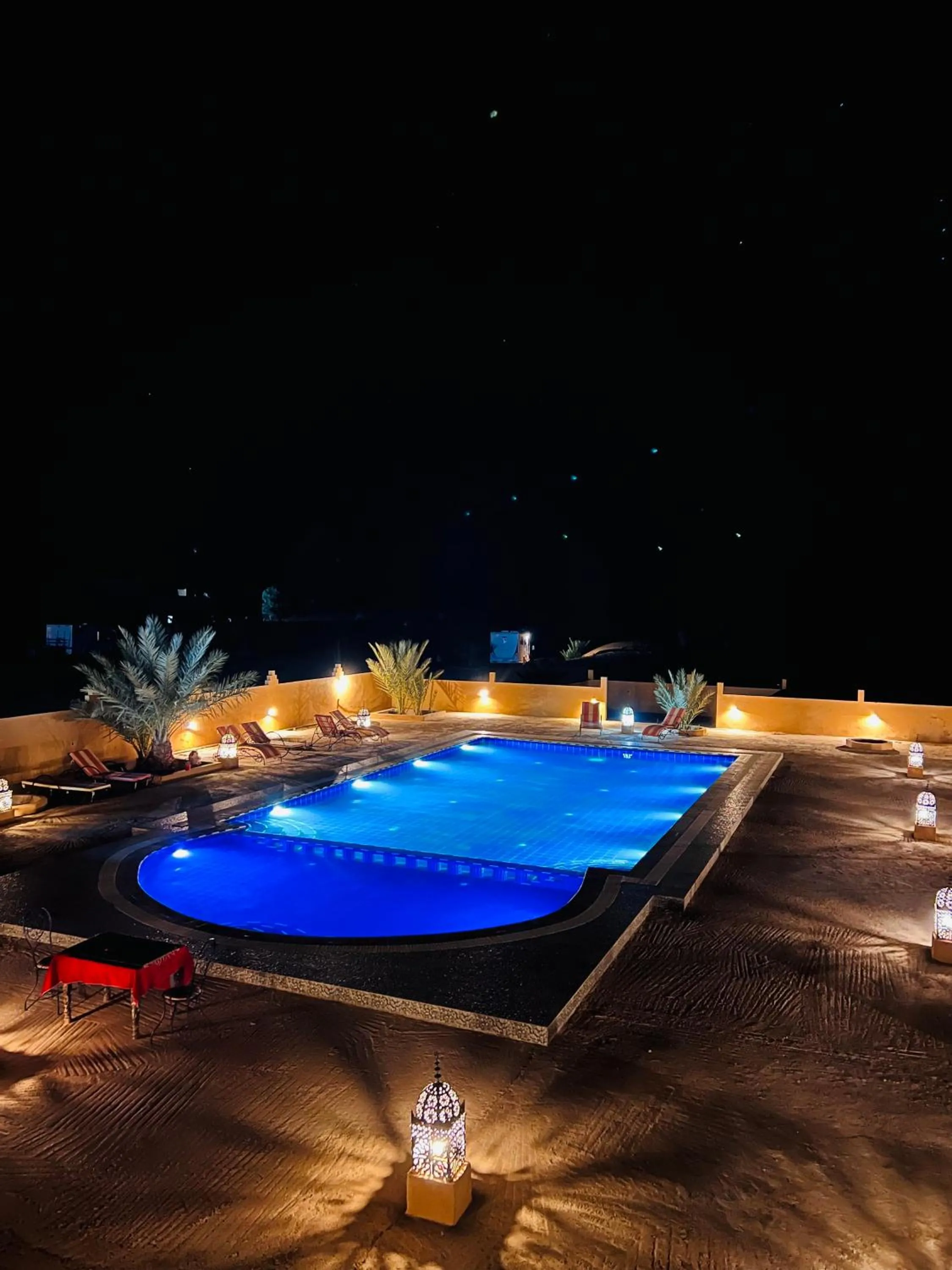 Night in Hotel Camping Les Roses Des Dunes & Piscine