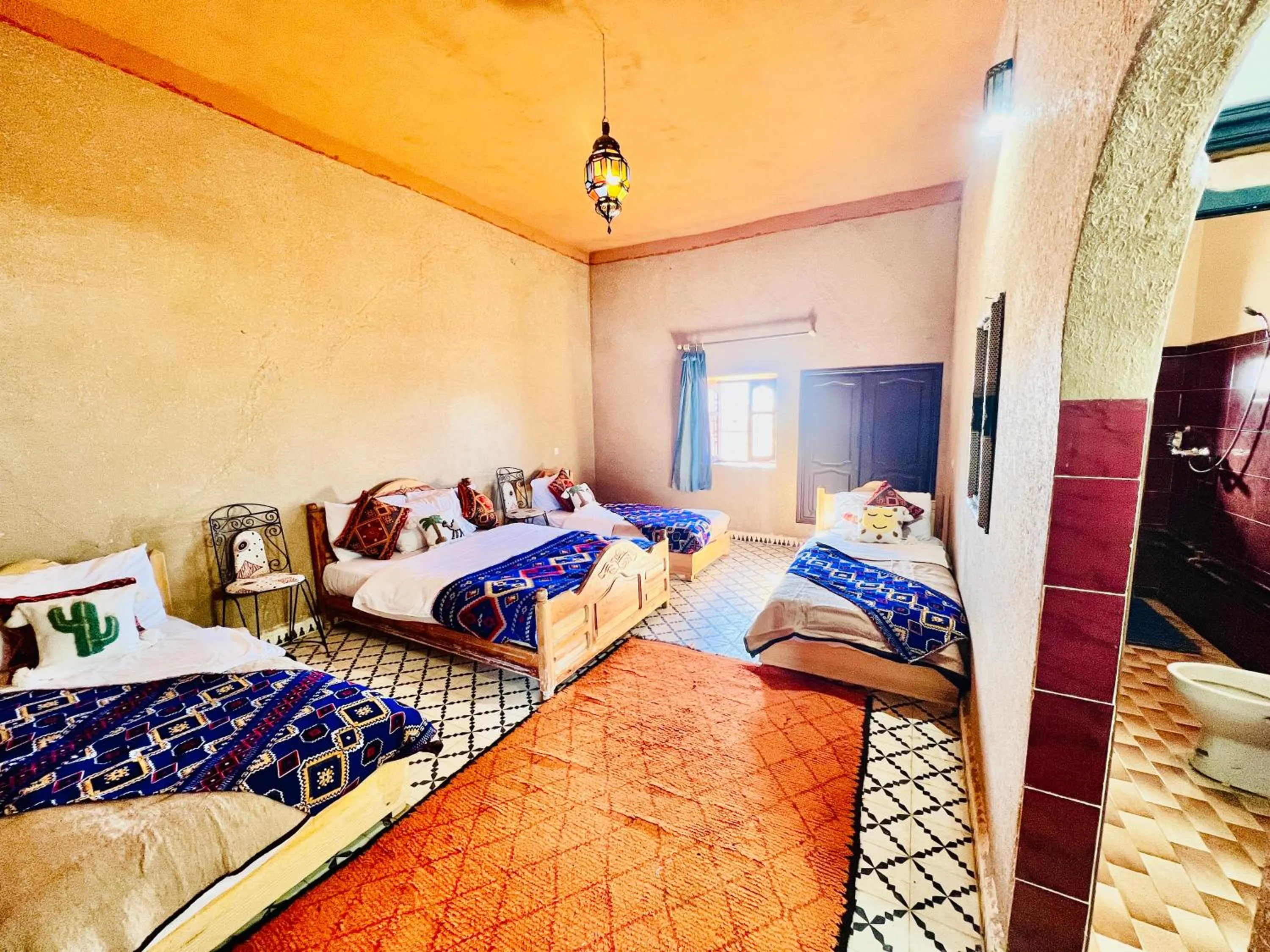Bed in Hotel Camping Les Roses Des Dunes & Piscine