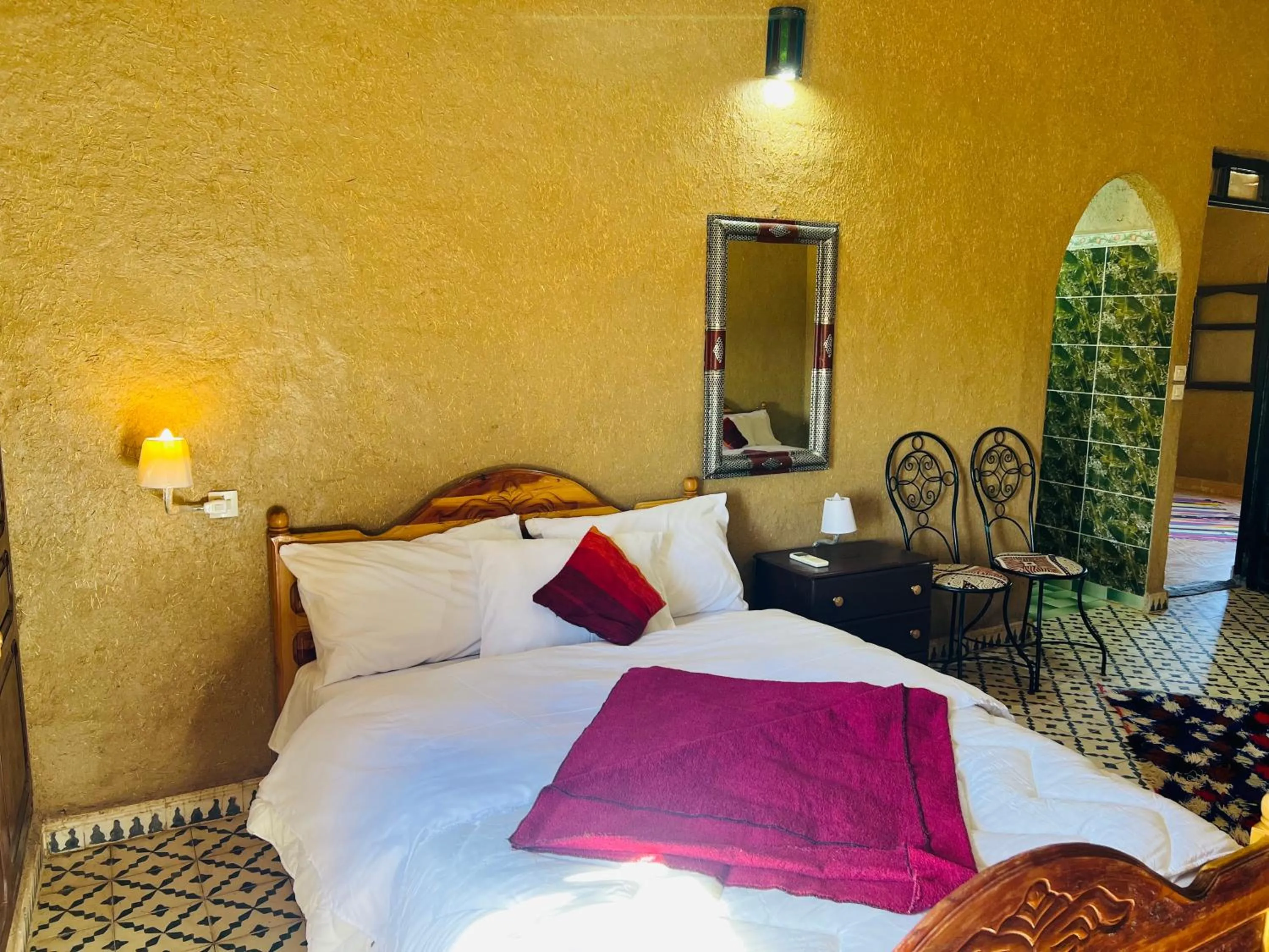 Bed in Hotel Camping Les Roses Des Dunes & Piscine