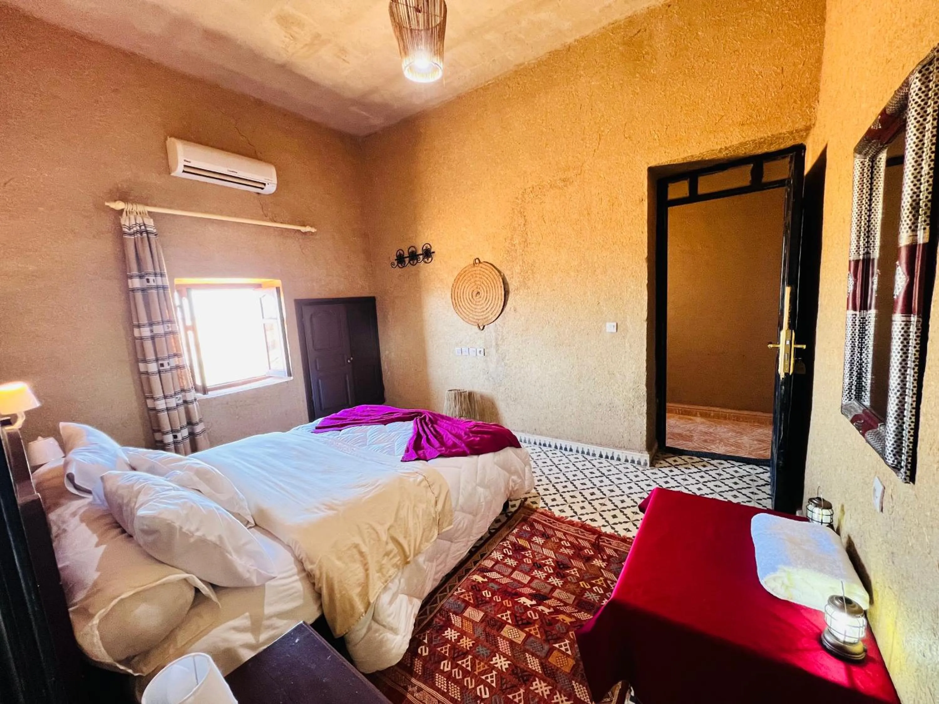 Bed in Hotel Camping Les Roses Des Dunes & Piscine