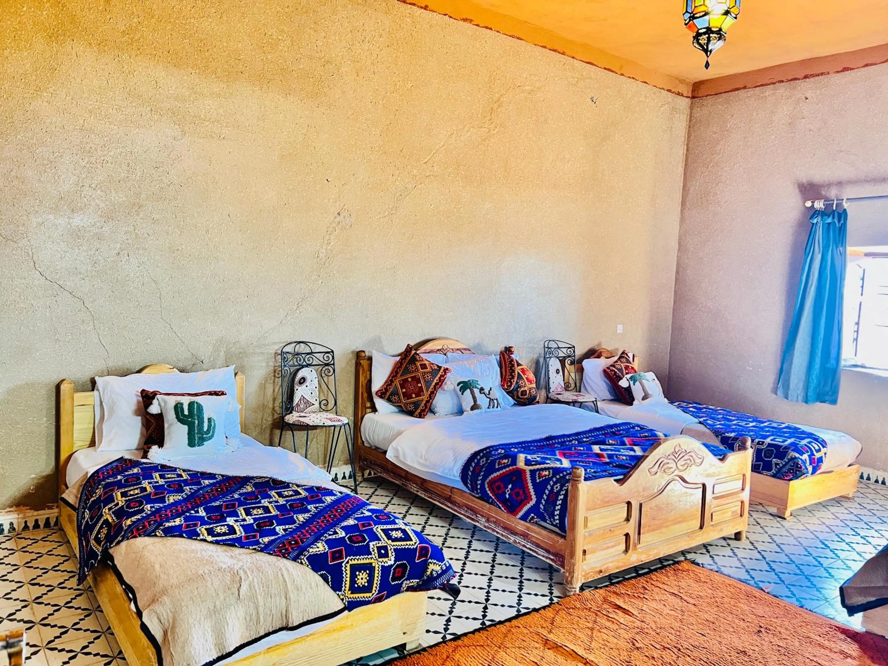 Bed in Hotel Camping Les Roses Des Dunes & Piscine