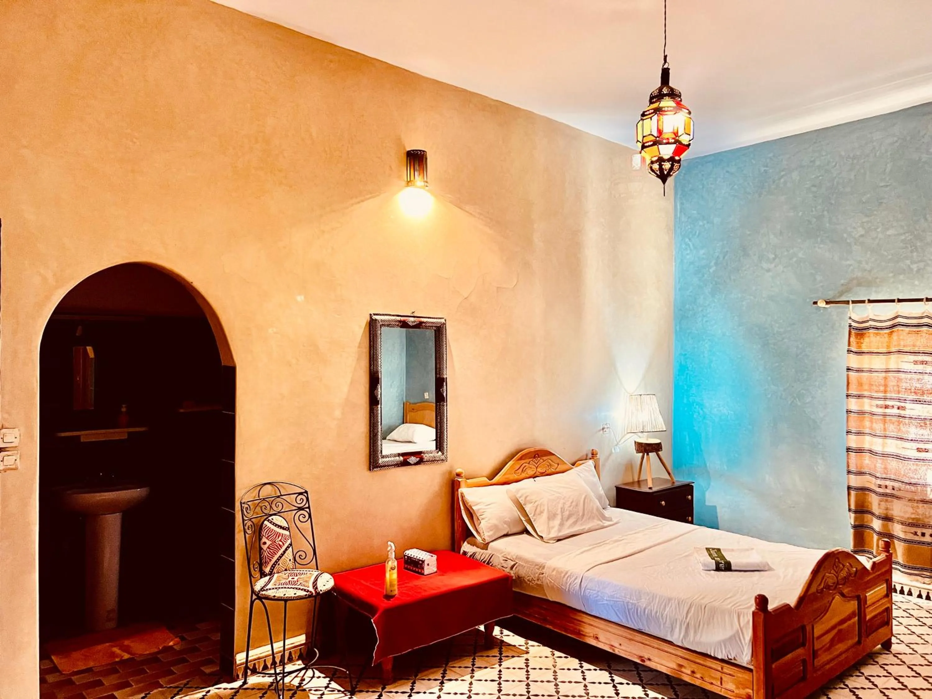 Bed in Hotel Camping Les Roses Des Dunes & Piscine