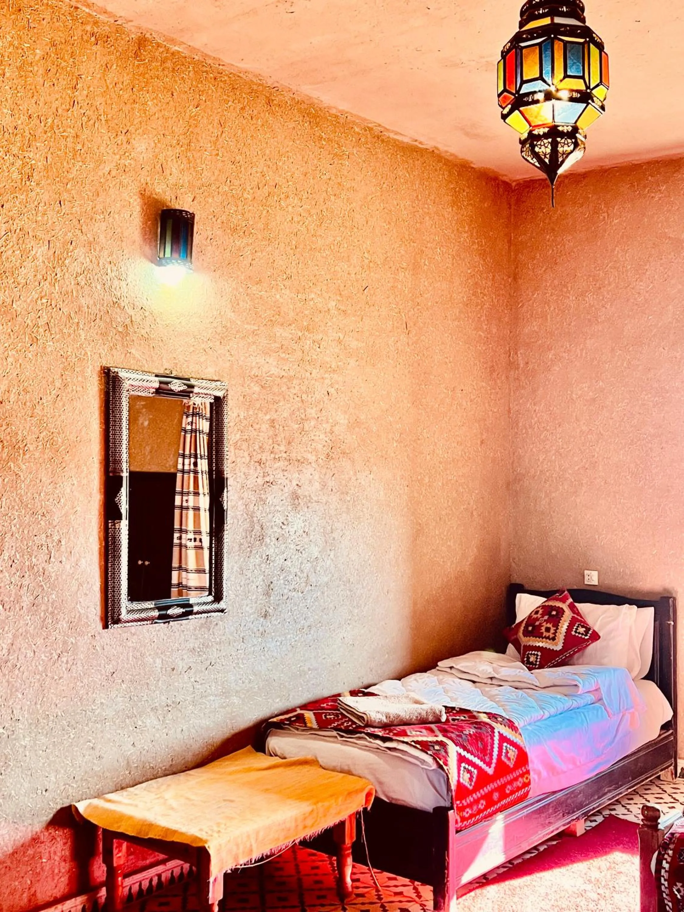 Bed in Hotel Camping Les Roses Des Dunes & Piscine