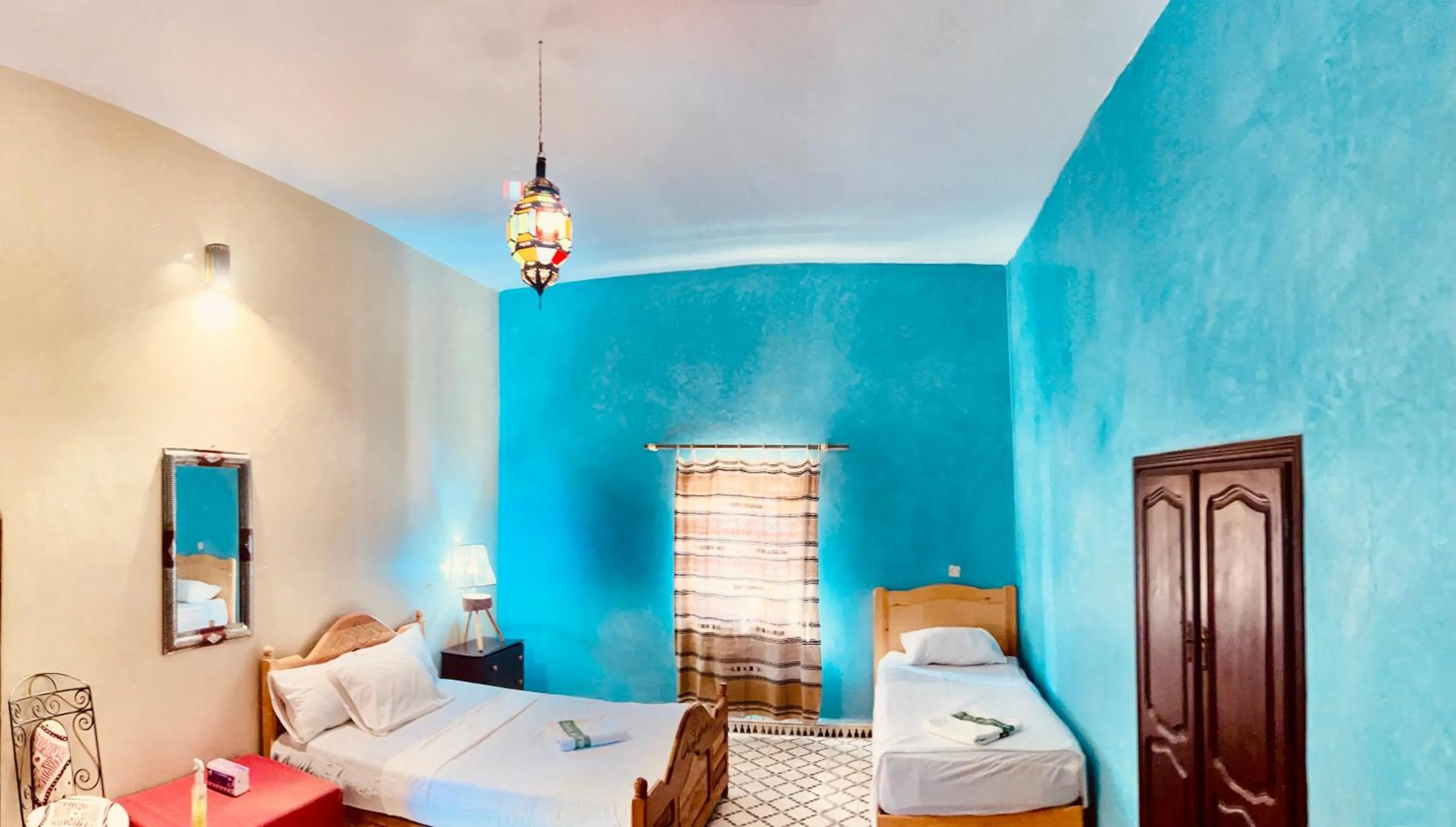 Bed in Hotel Camping Les Roses Des Dunes & Piscine
