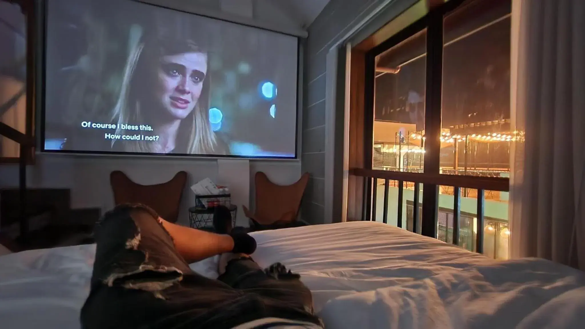 TV and multimedia, Bed in Urban Glamp Resort Iloilo TV and multimedia, Bed in Urban Glamp Resort Iloilo