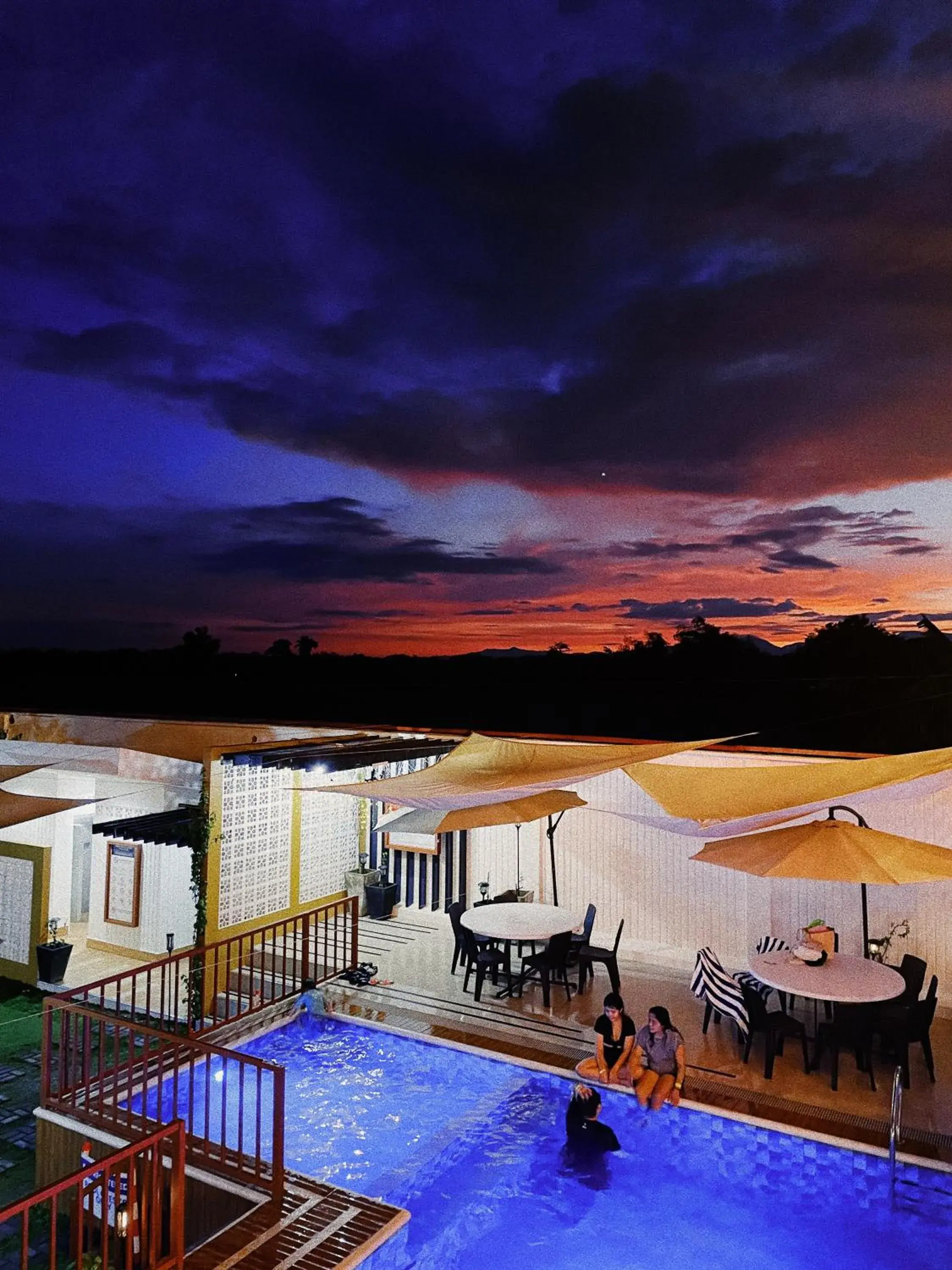 Pool view in Urban Glamp Resort Iloilo Pool view in Urban Glamp Resort Iloilo