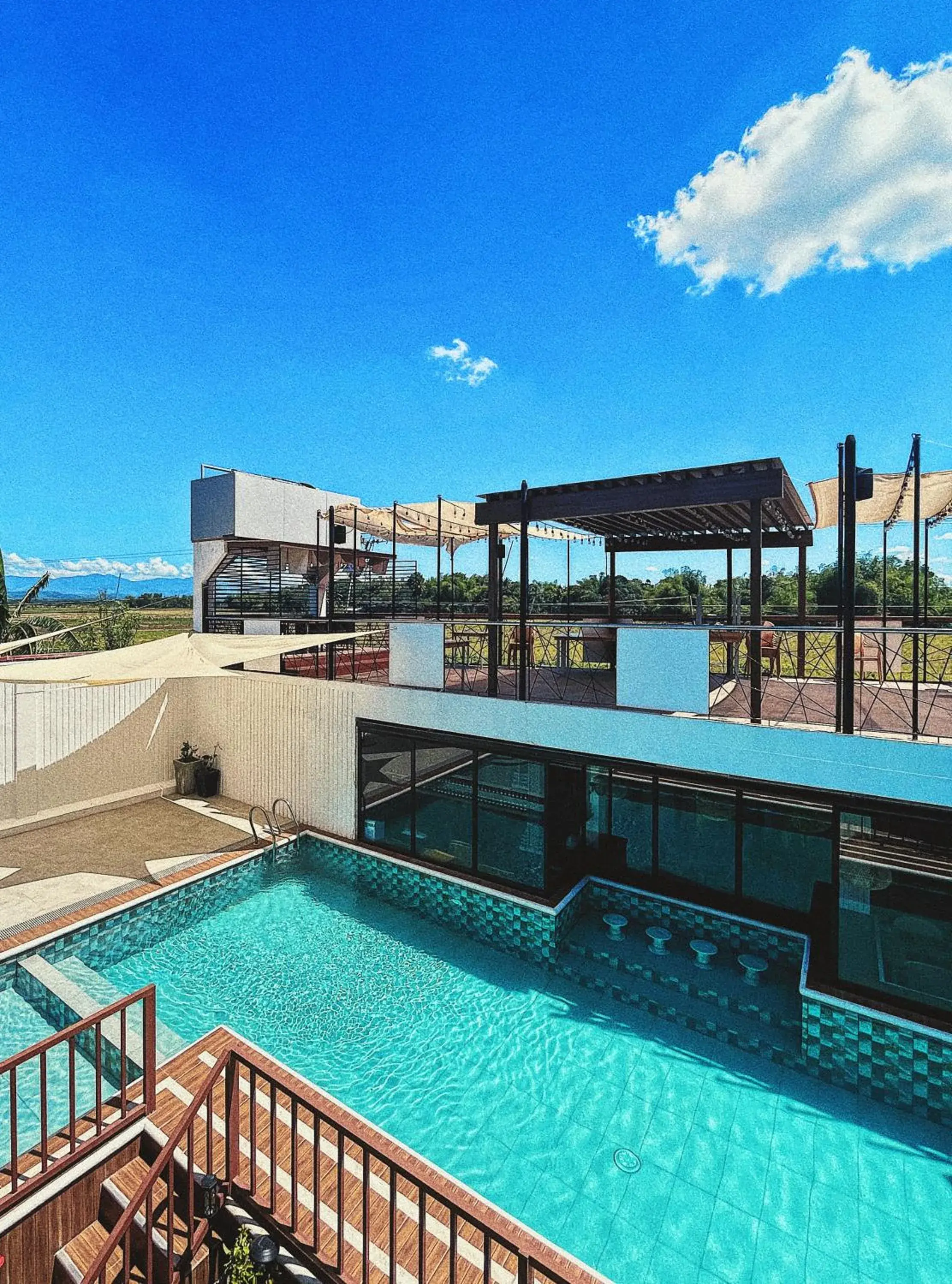 Swimming pool in Urban Glamp Resort Iloilo Swimming pool in Urban Glamp Resort Iloilo