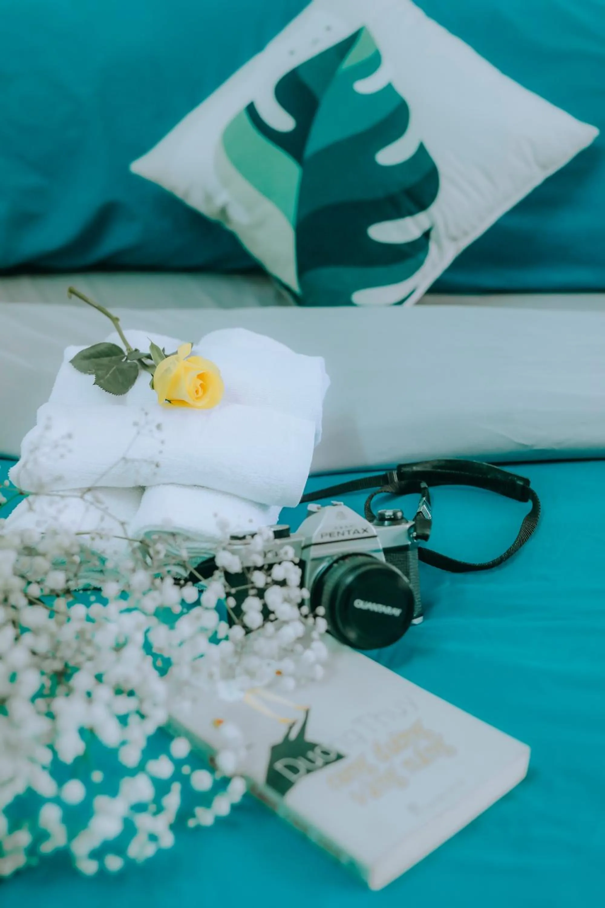 Bedroom in Pearl Wealth Dalat Hotel