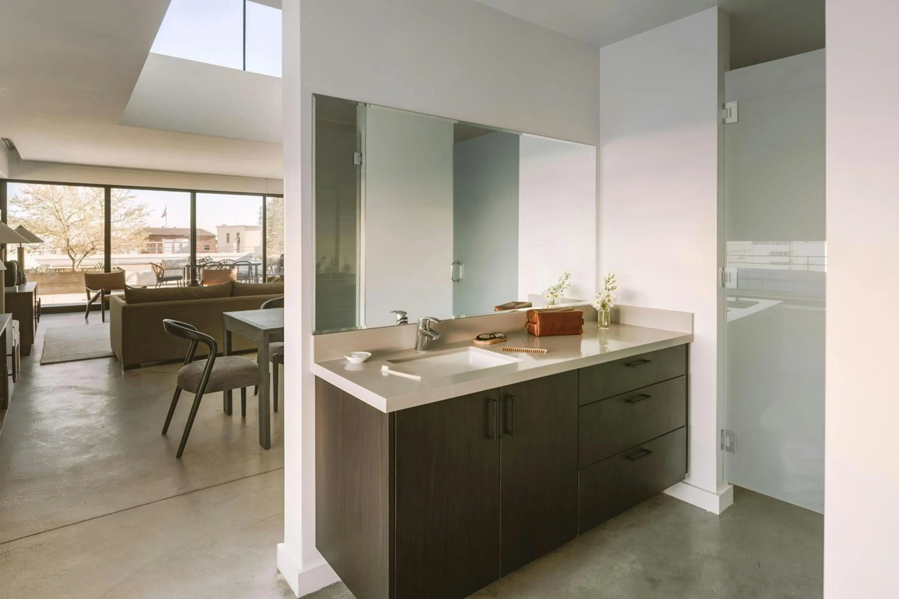 Bathroom in Sonder by Marriott Bonvoy The Winfield Apartments Downtown LA