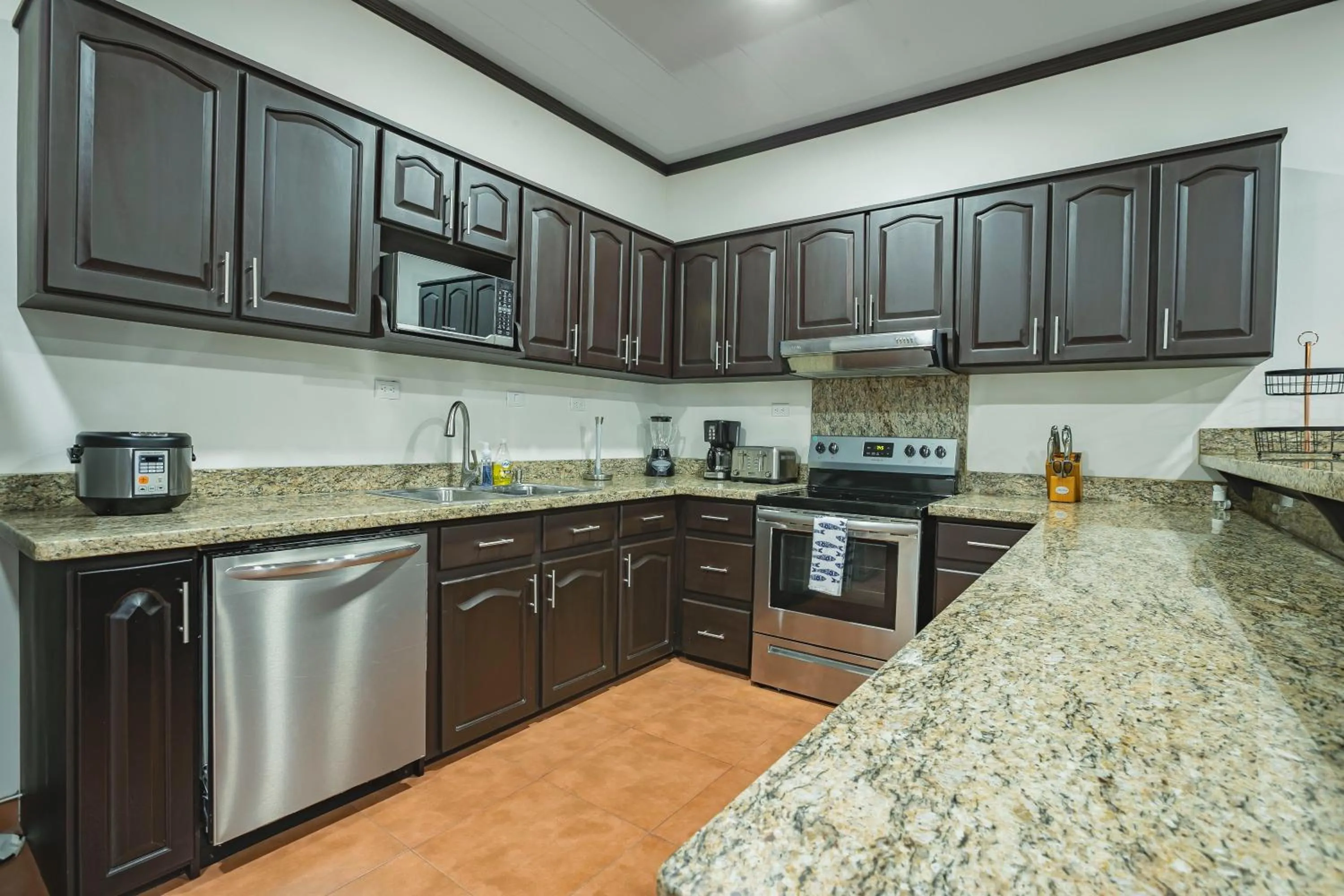 Kitchen or kitchenette in Serenity Hotel & Villas