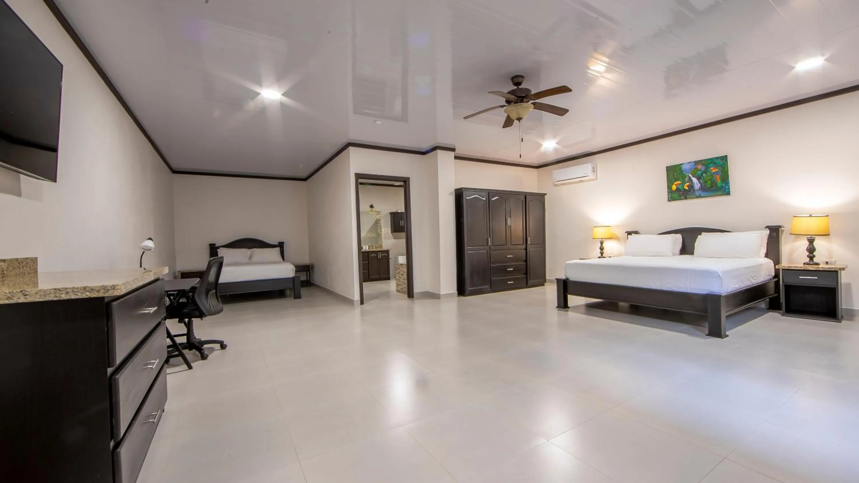 Bed in Serenity Hotel & Villas