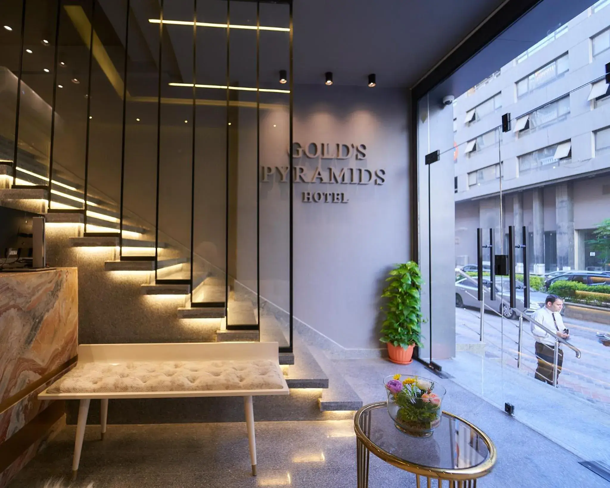 Lobby or reception in Gold's Pyramids Hotel Lobby or reception in Gold's Pyramids Hotel