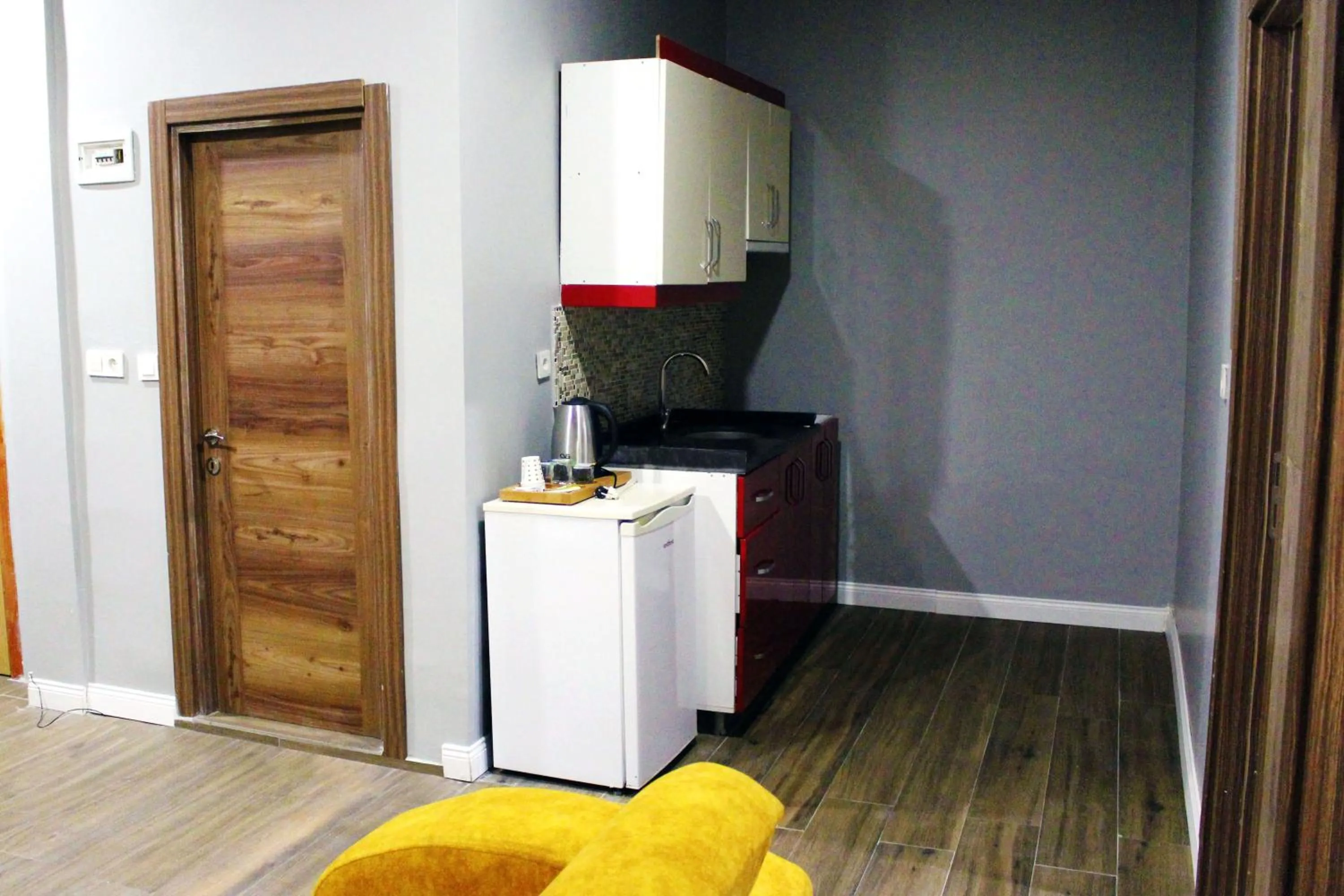 Kitchen or kitchenette in Avist Hotel Avcılar