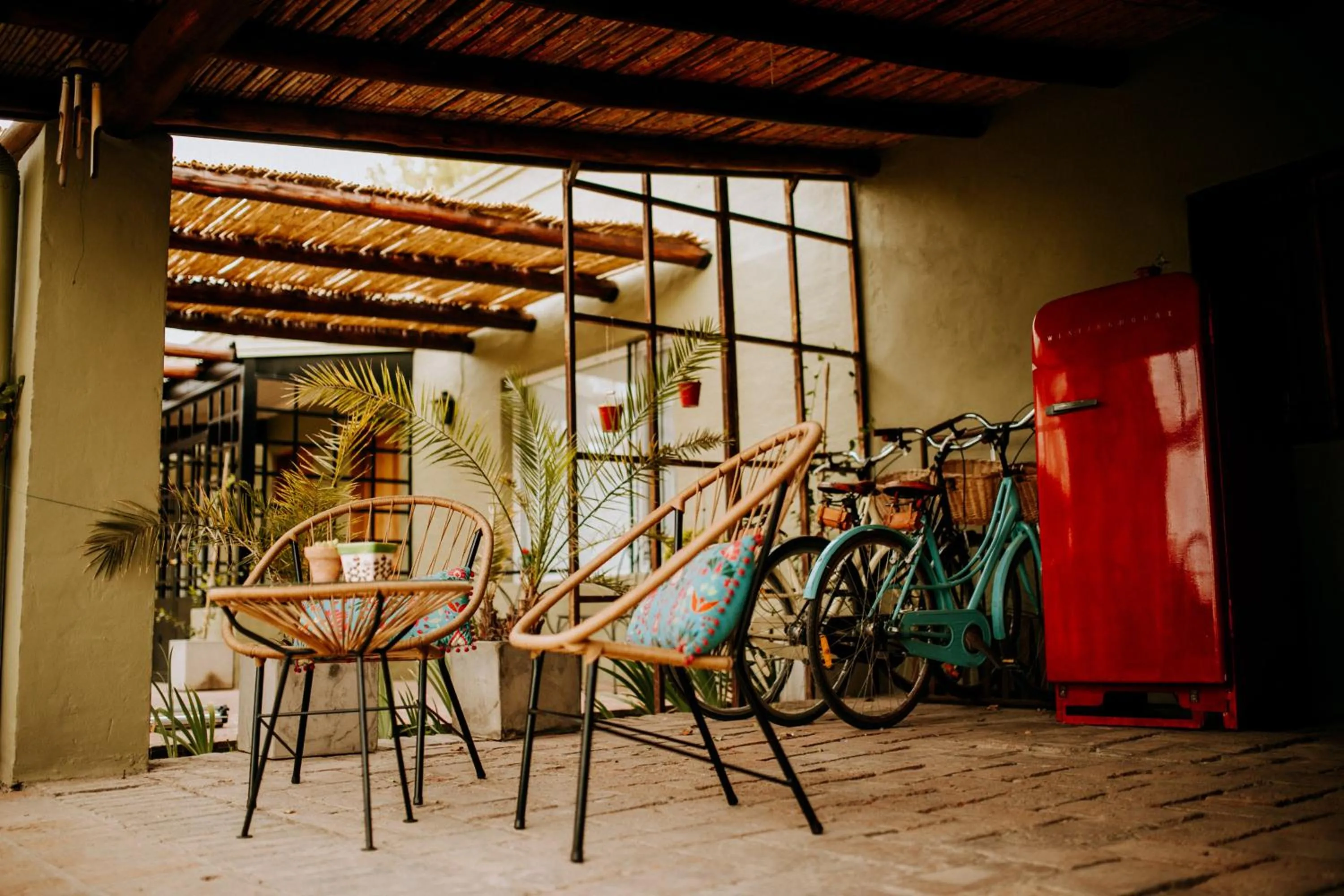 Patio in Finca el Maitén Hotel Boutique