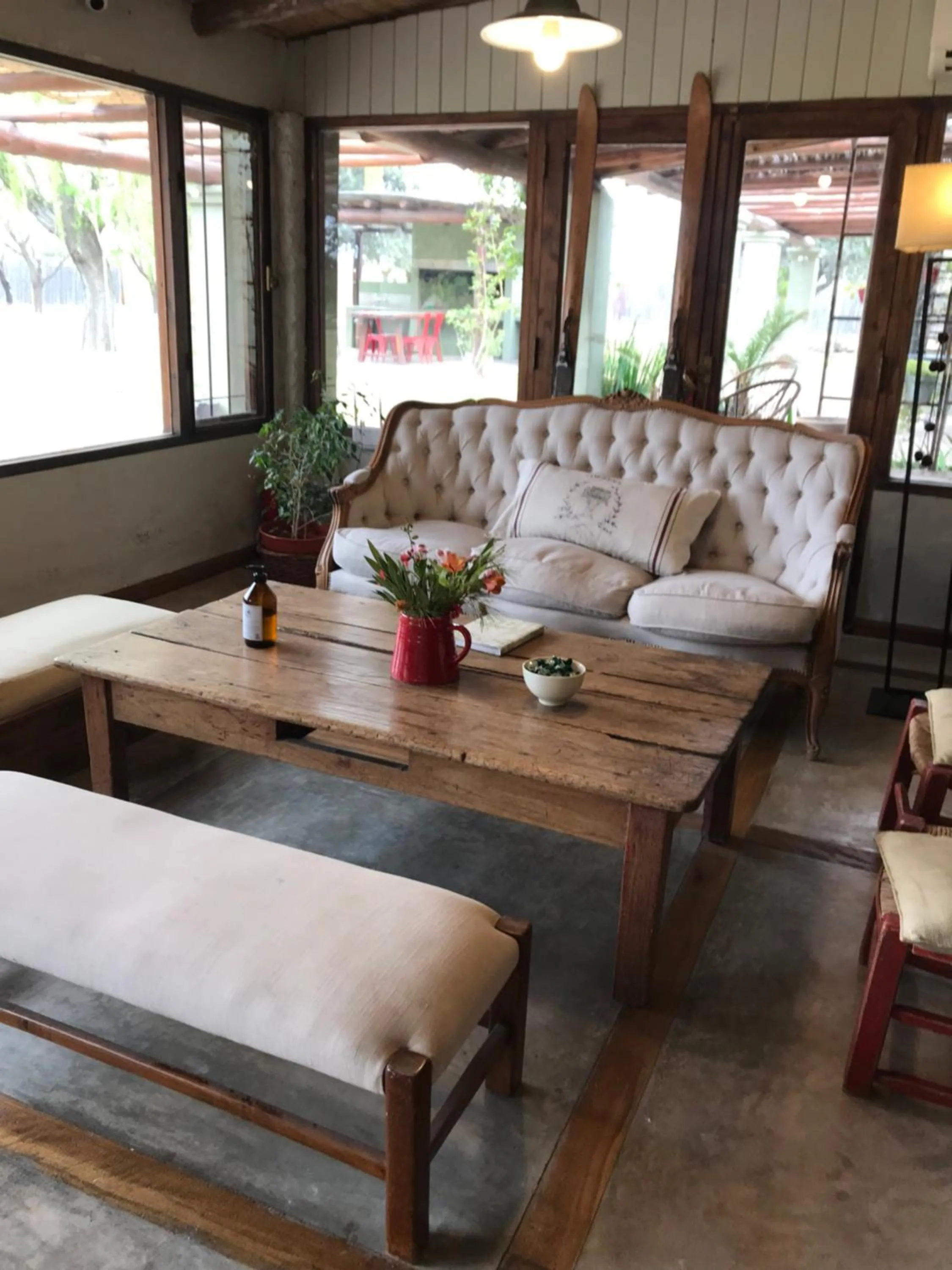 Living room in Finca el Maitén Hotel Boutique