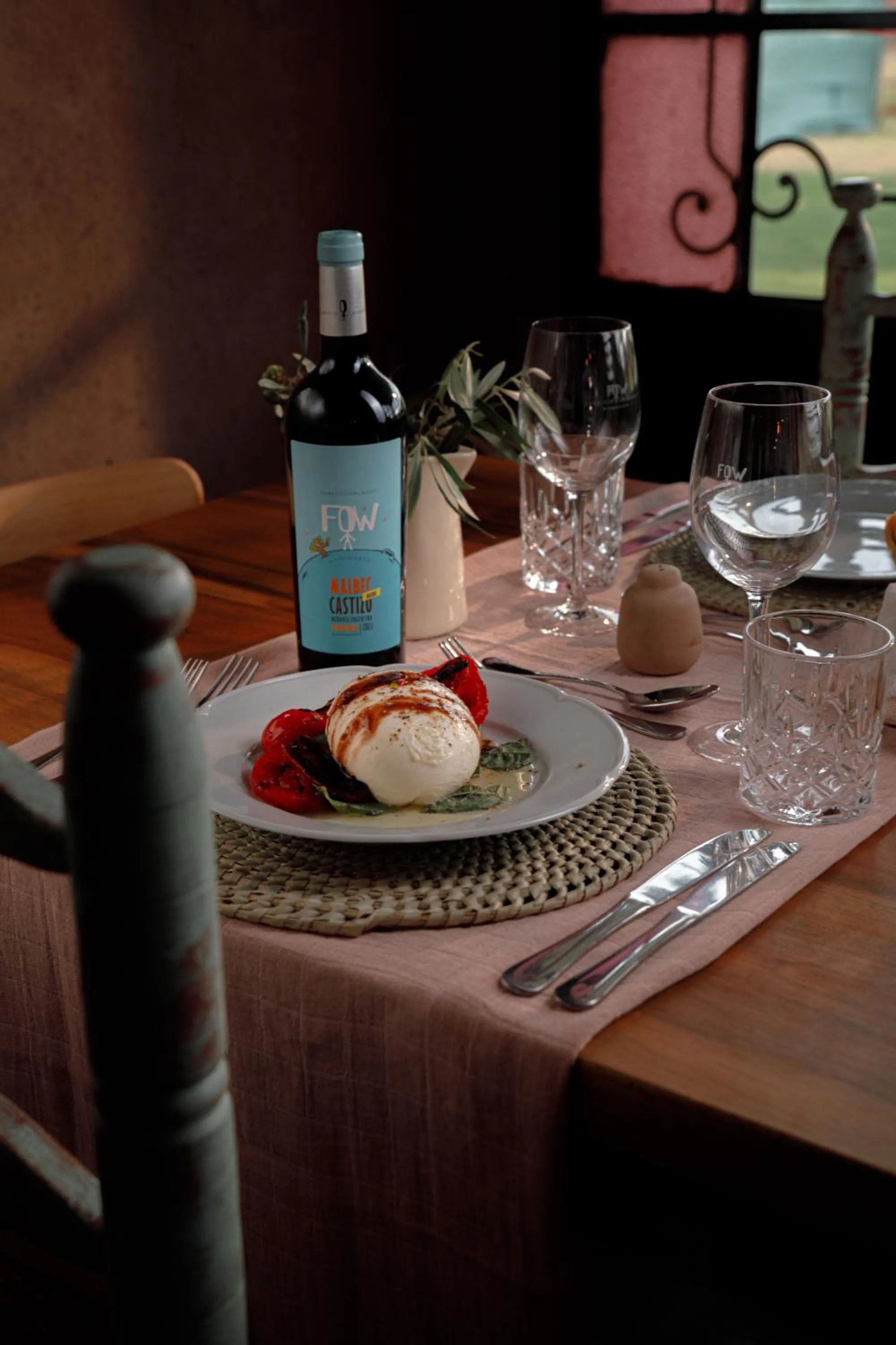 Restaurant/places to eat in Finca el Maitén Hotel Boutique