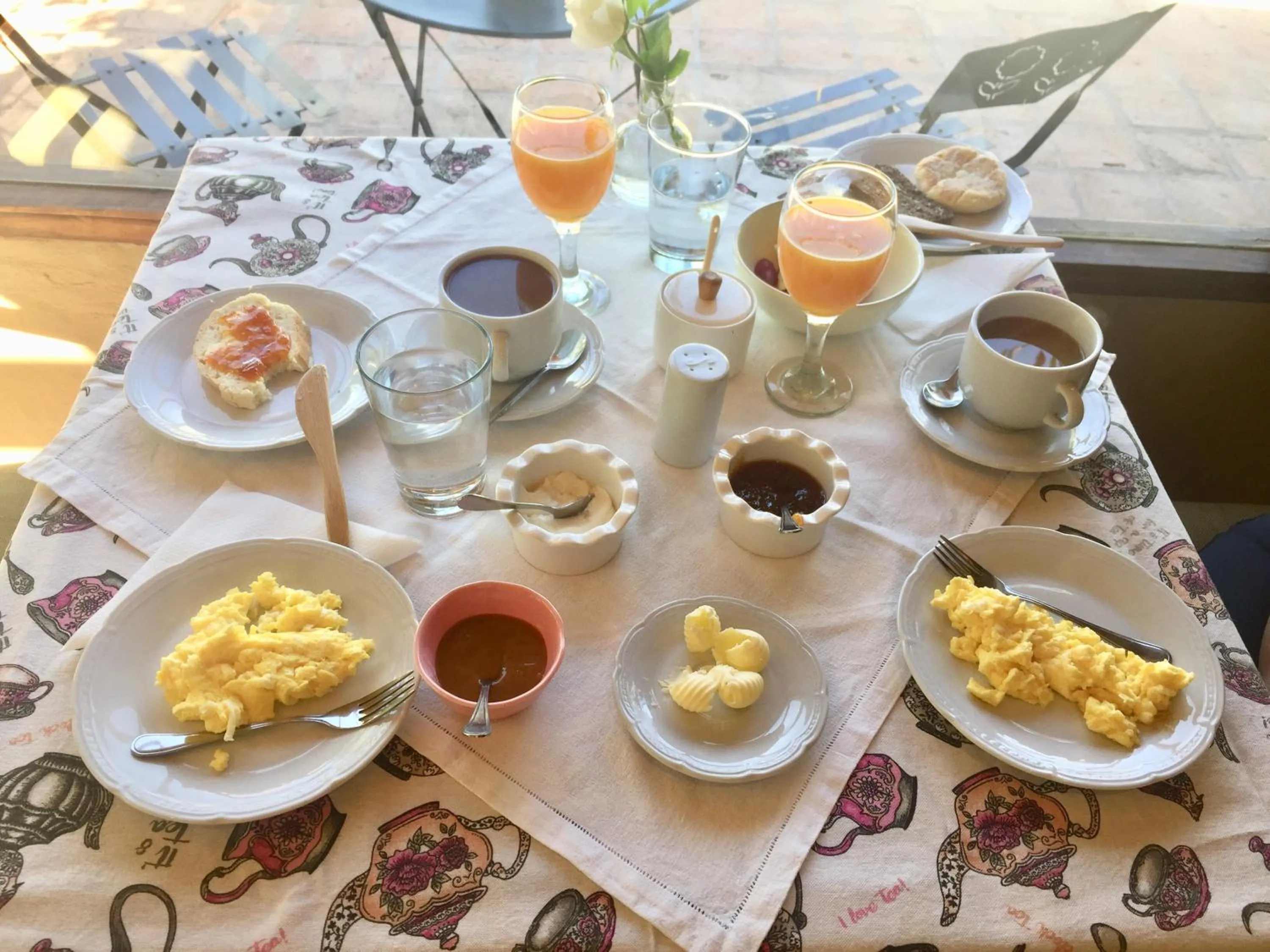 Breakfast in Finca el Maitén Hotel Boutique
