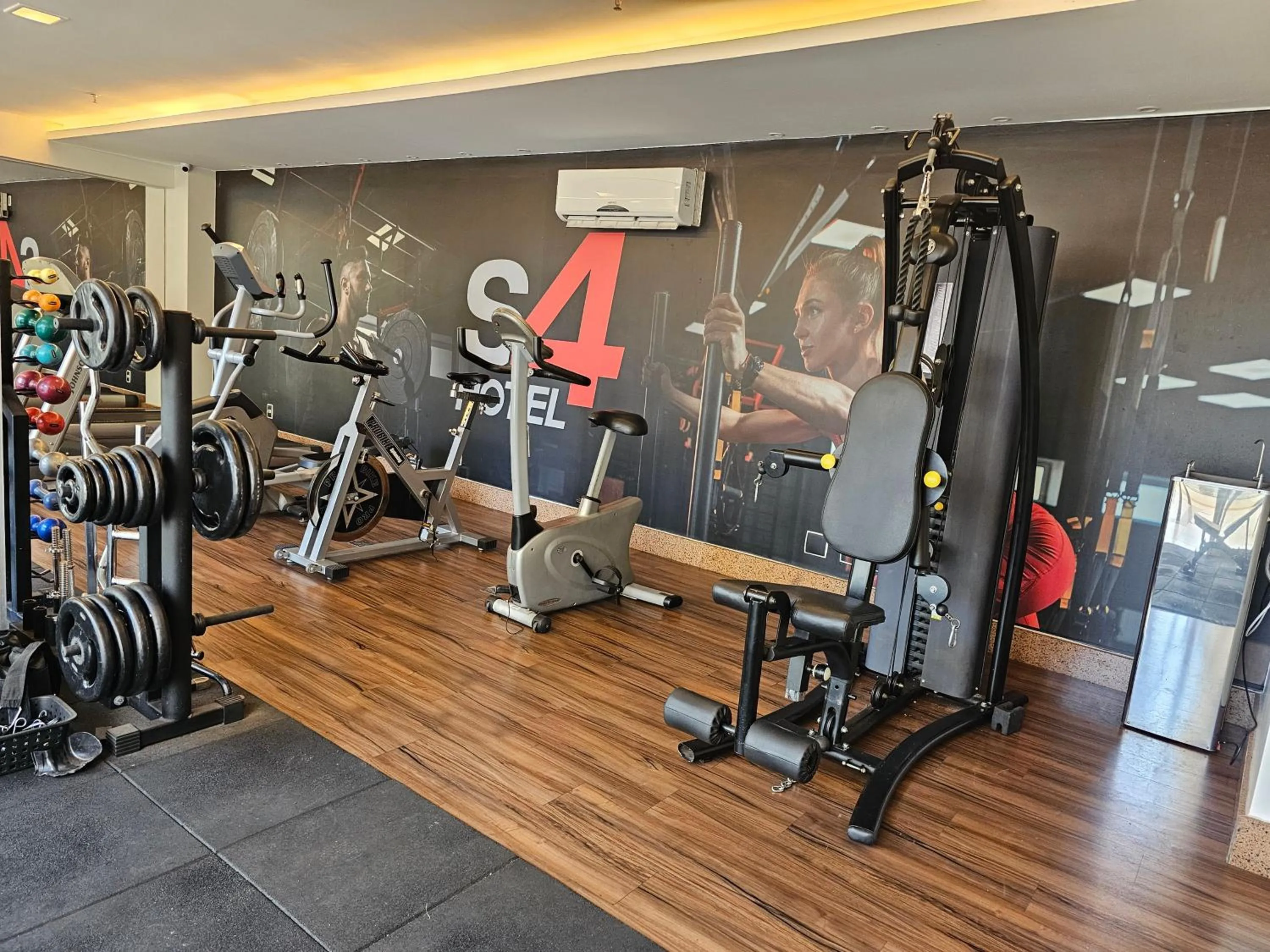 Fitness centre/facilities in S4 Hotel Águas Claras