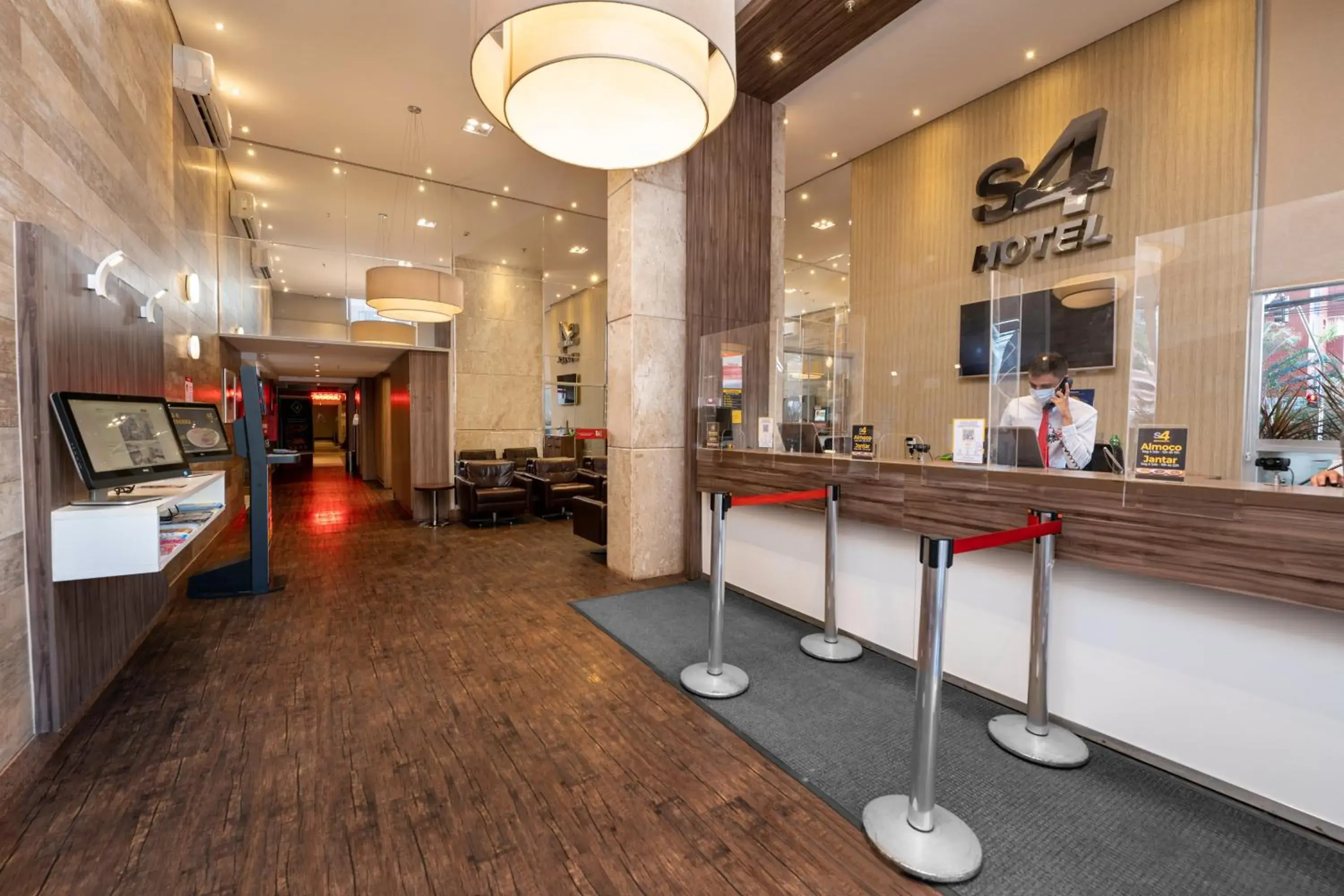 Lobby or reception in S4 Hotel Águas Claras Lobby or reception in S4 Hotel Águas Claras