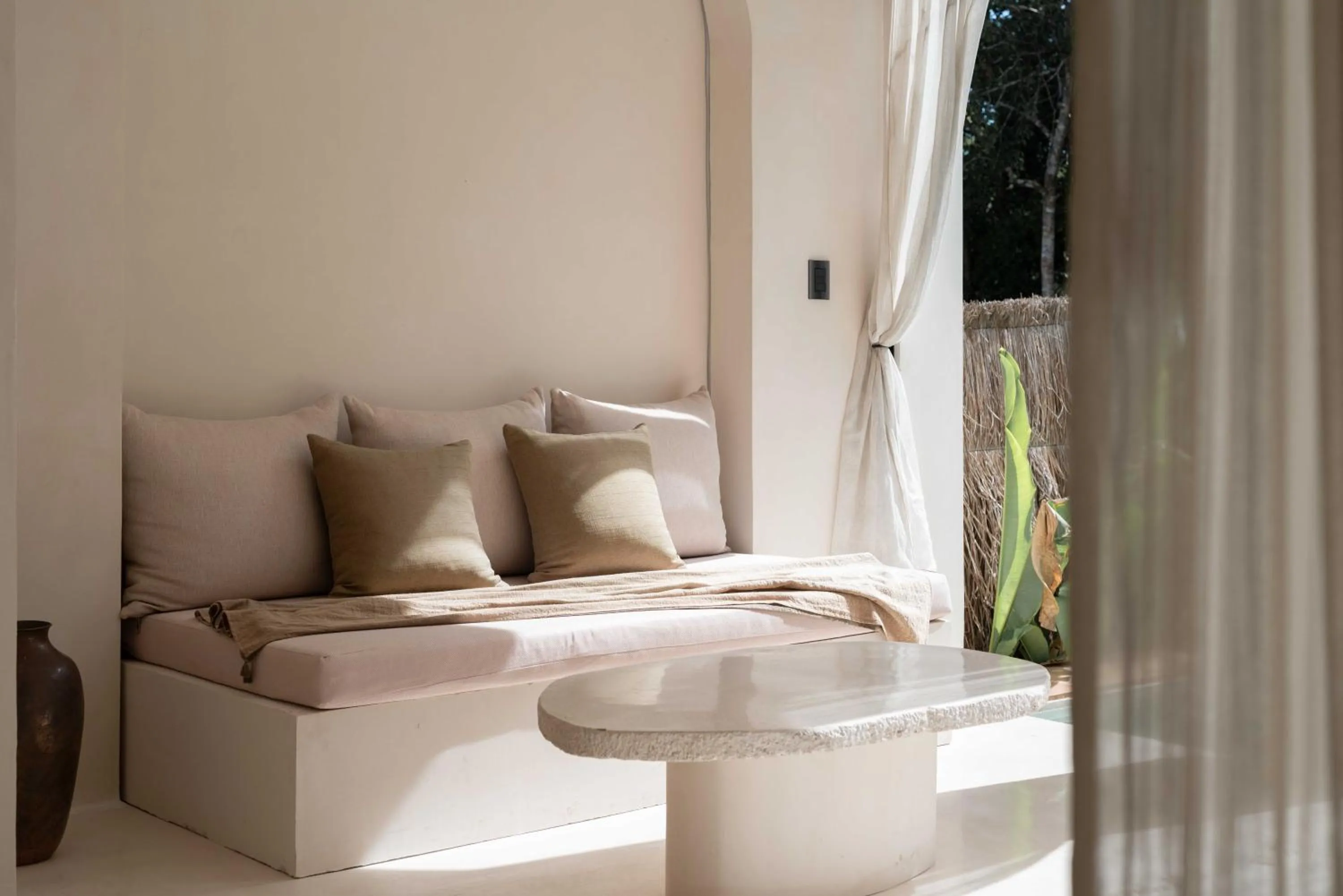 Bed in Anat Tantric Boutique Hotel