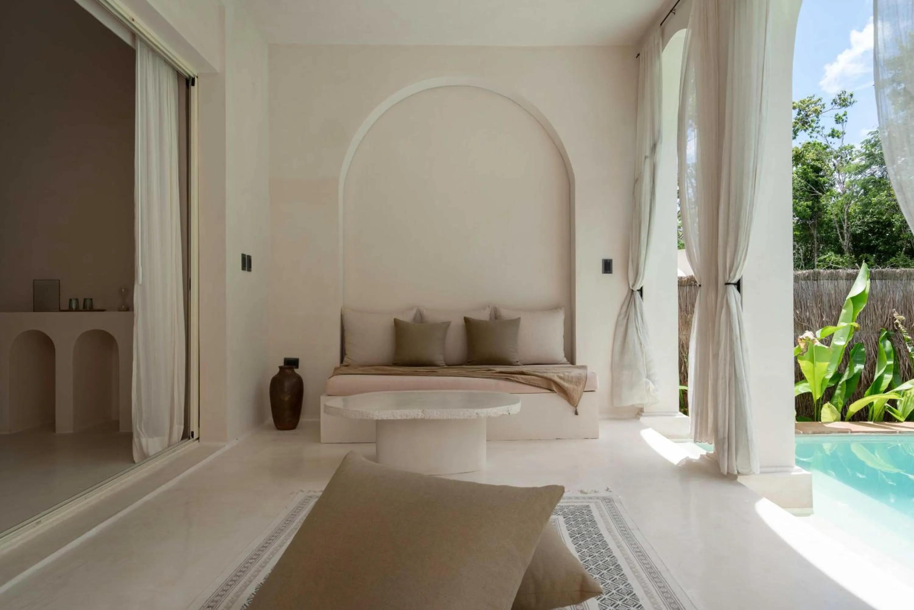 Bed in Anat Tantric Boutique Hotel
