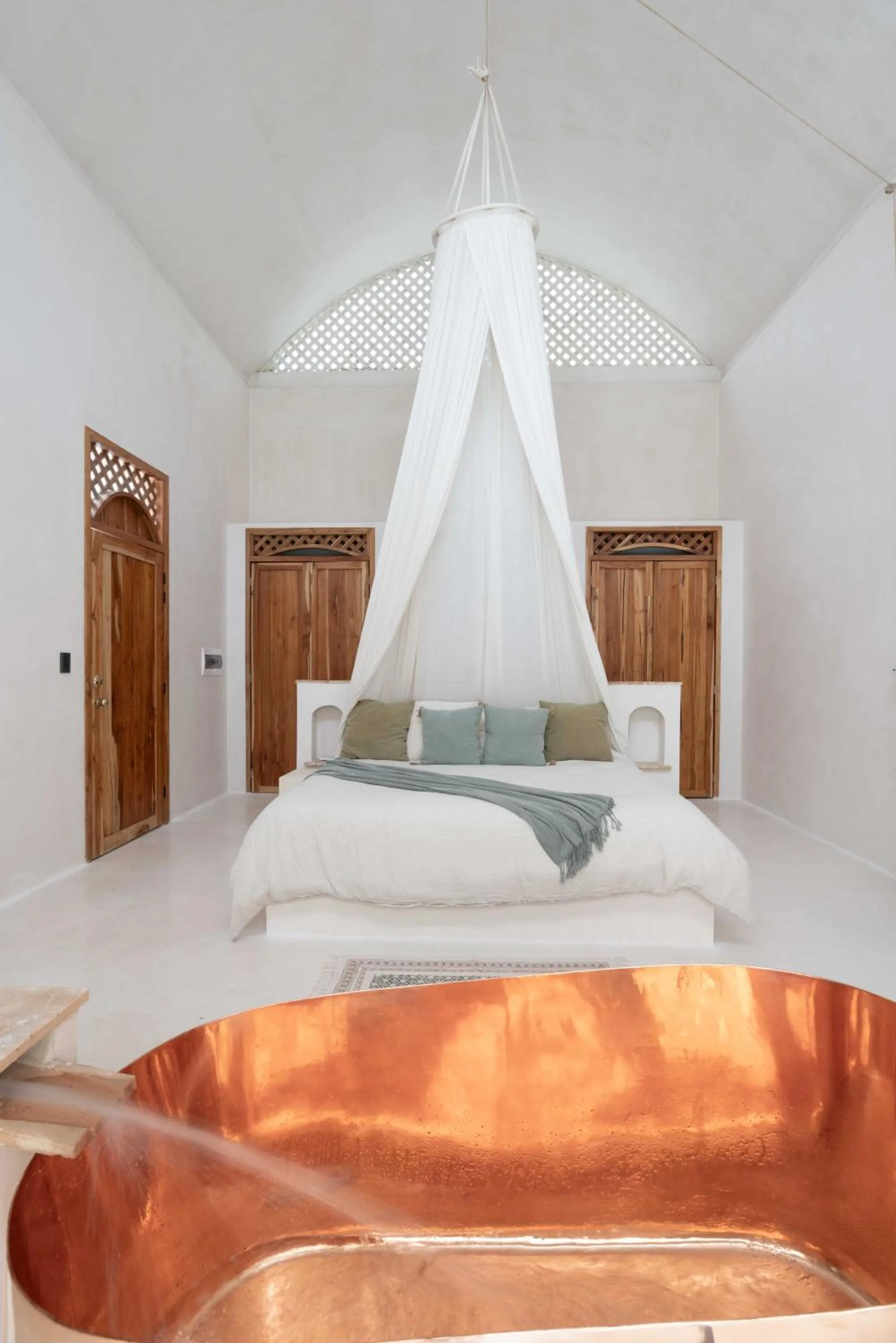 Bed in Anat Tantric Boutique Hotel
