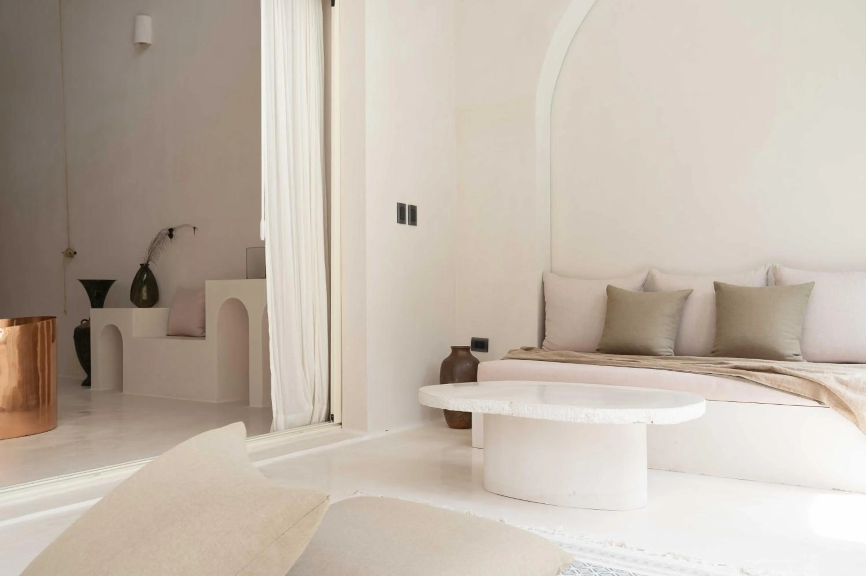 Bed in Anat Tantric Boutique Hotel