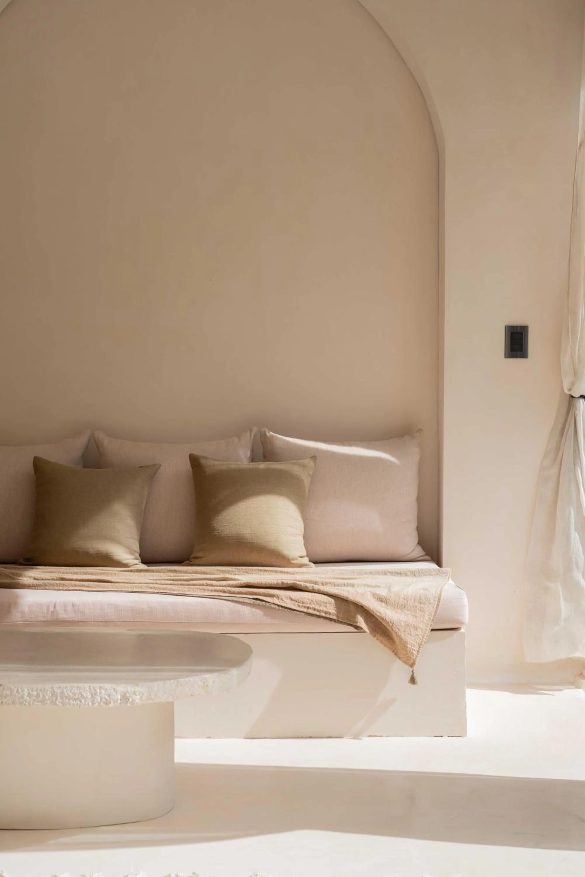 Bed in Anat Tantric Boutique Hotel