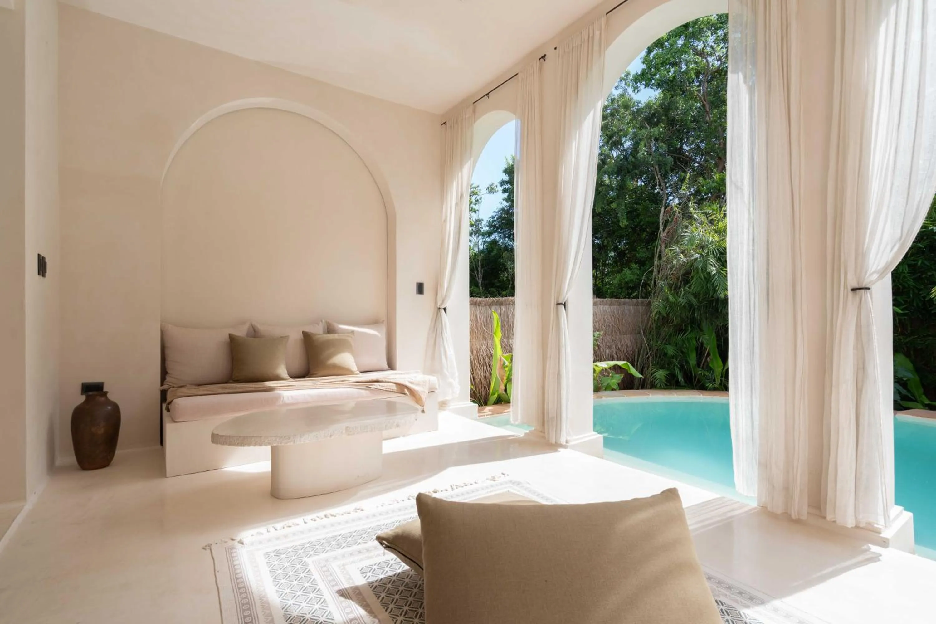 Bed in Anat Tantric Boutique Hotel