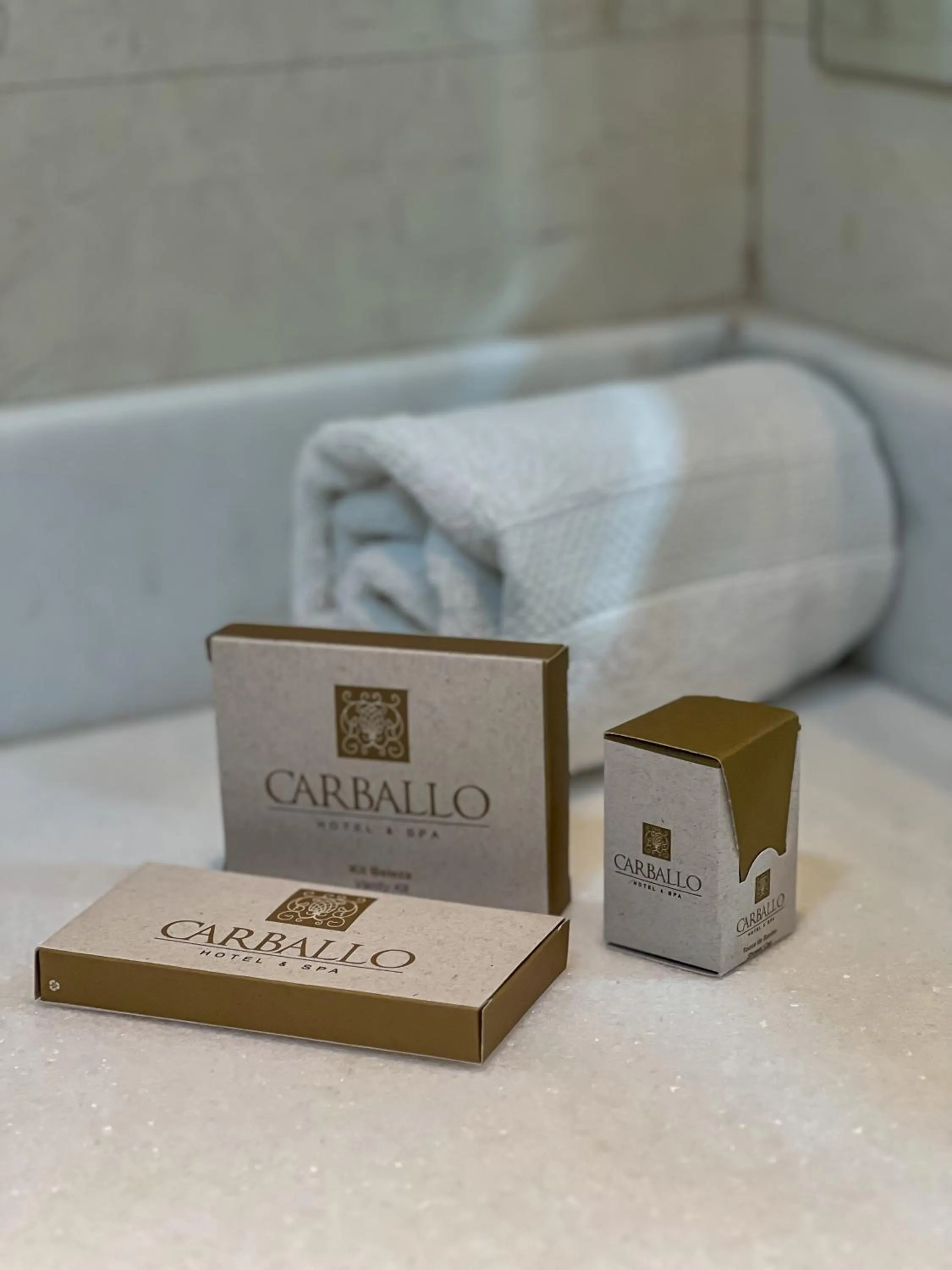 Bathroom, Bed in Carballo Hotel & Spa