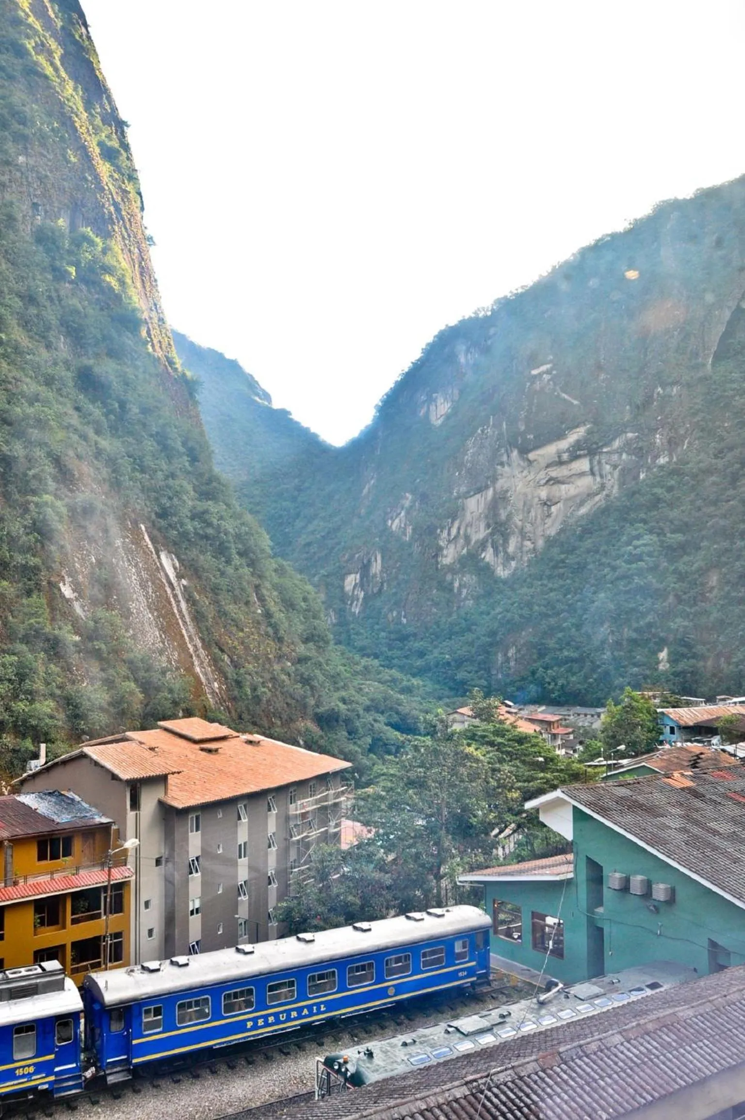 Mountain view in Flower's House MachuPicchu