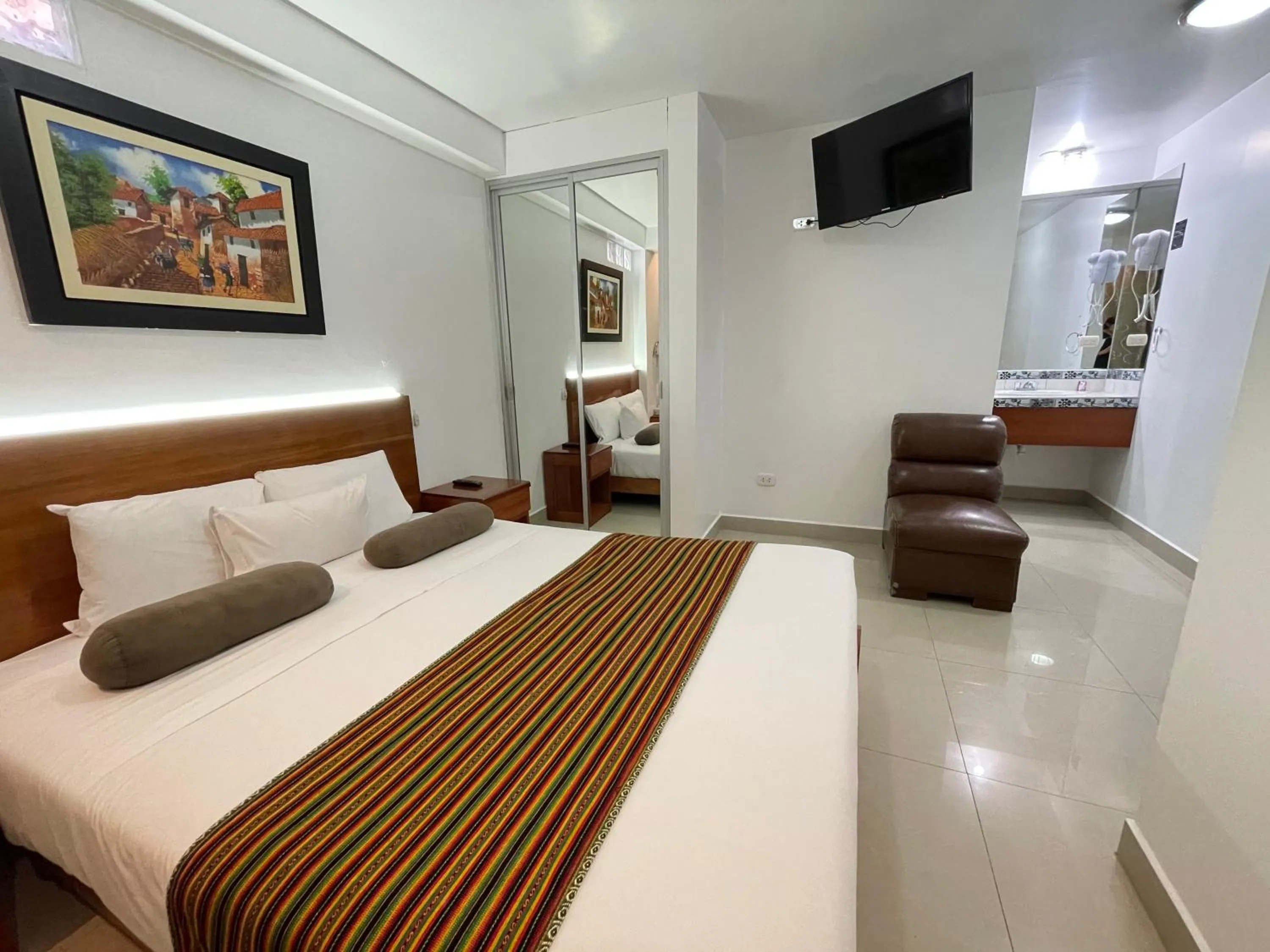 Bed in Flower's House MachuPicchu