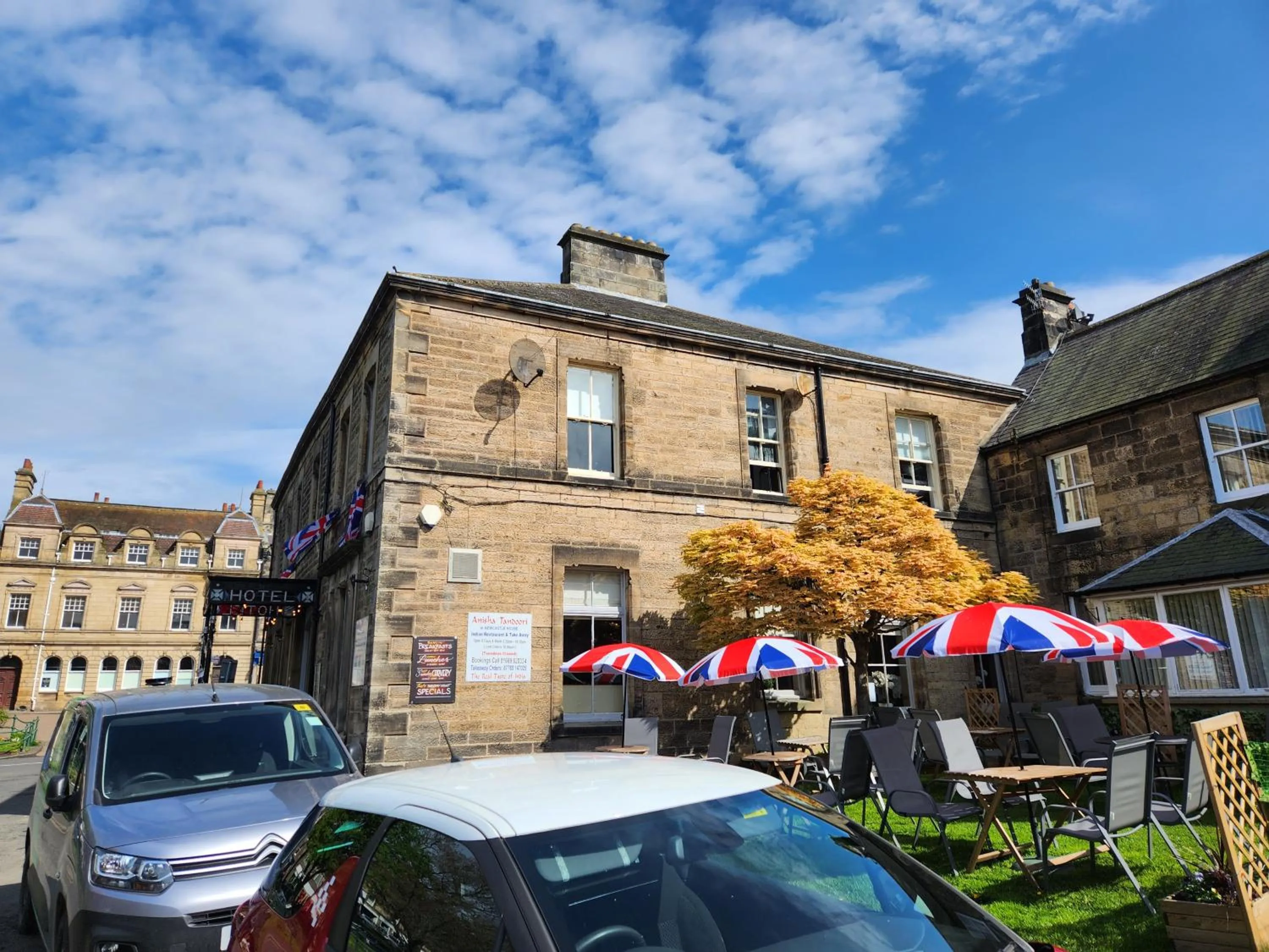 Garden in Newcastle House Rothbury