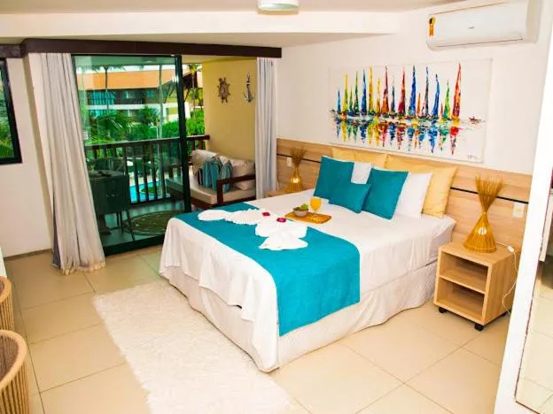 Bedroom, Bed in Porto Beach Resort - Marulhos