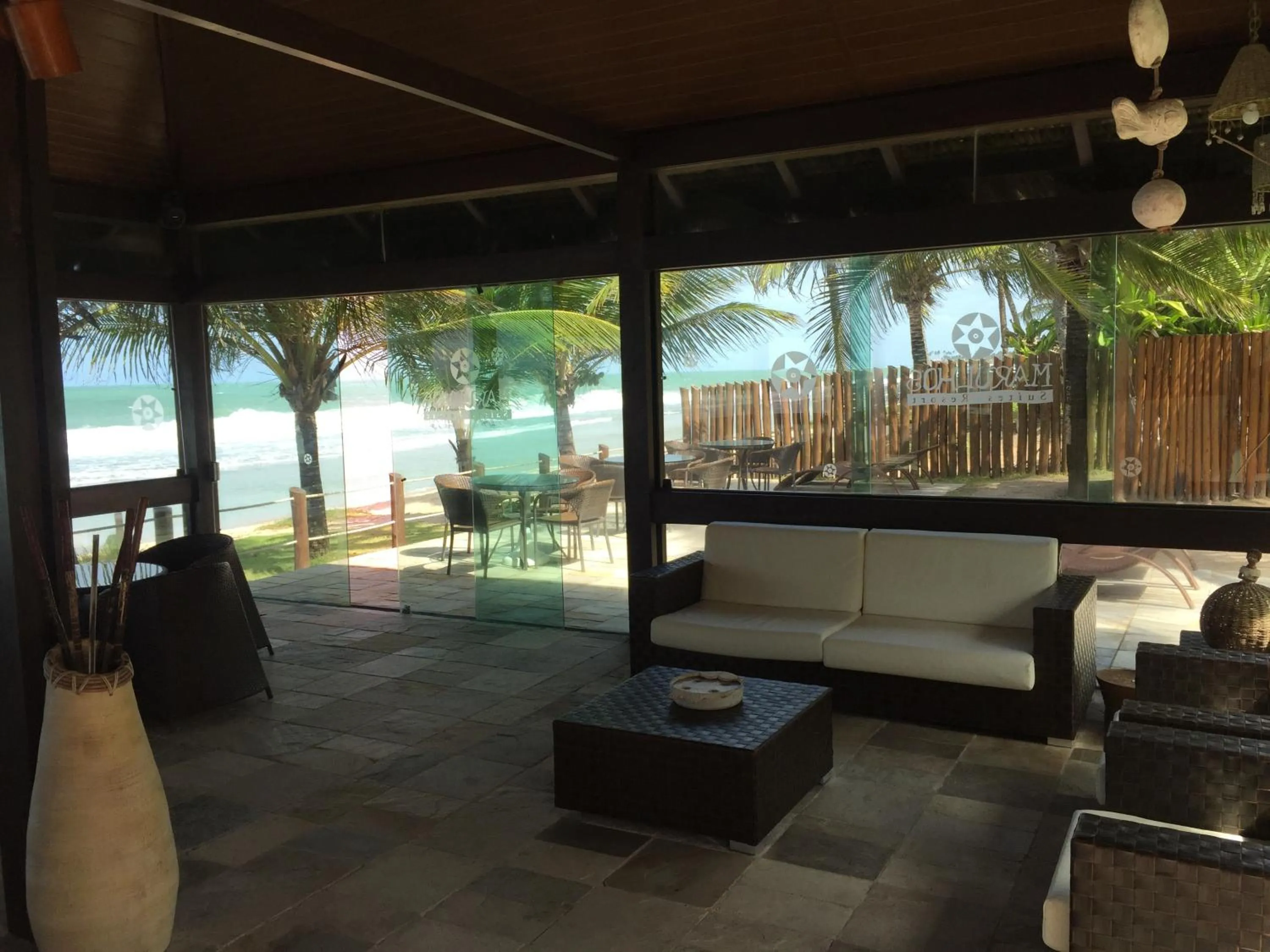 Communal lounge/ TV room in Porto Beach Resort - Marulhos