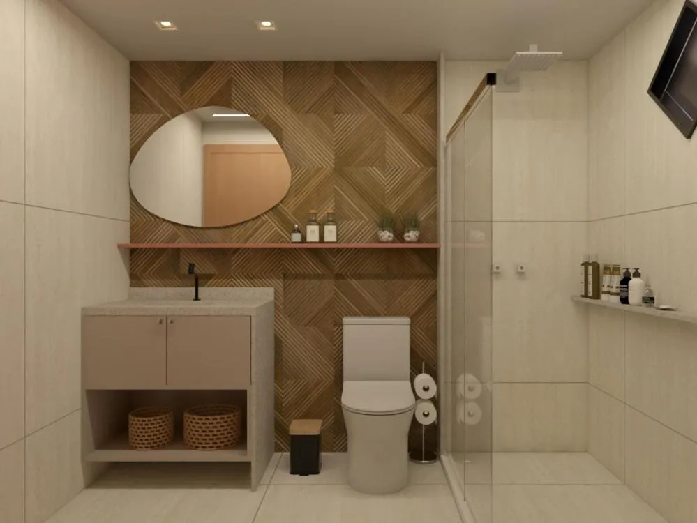 Bathroom in Porto Beach Resort - Marulhos