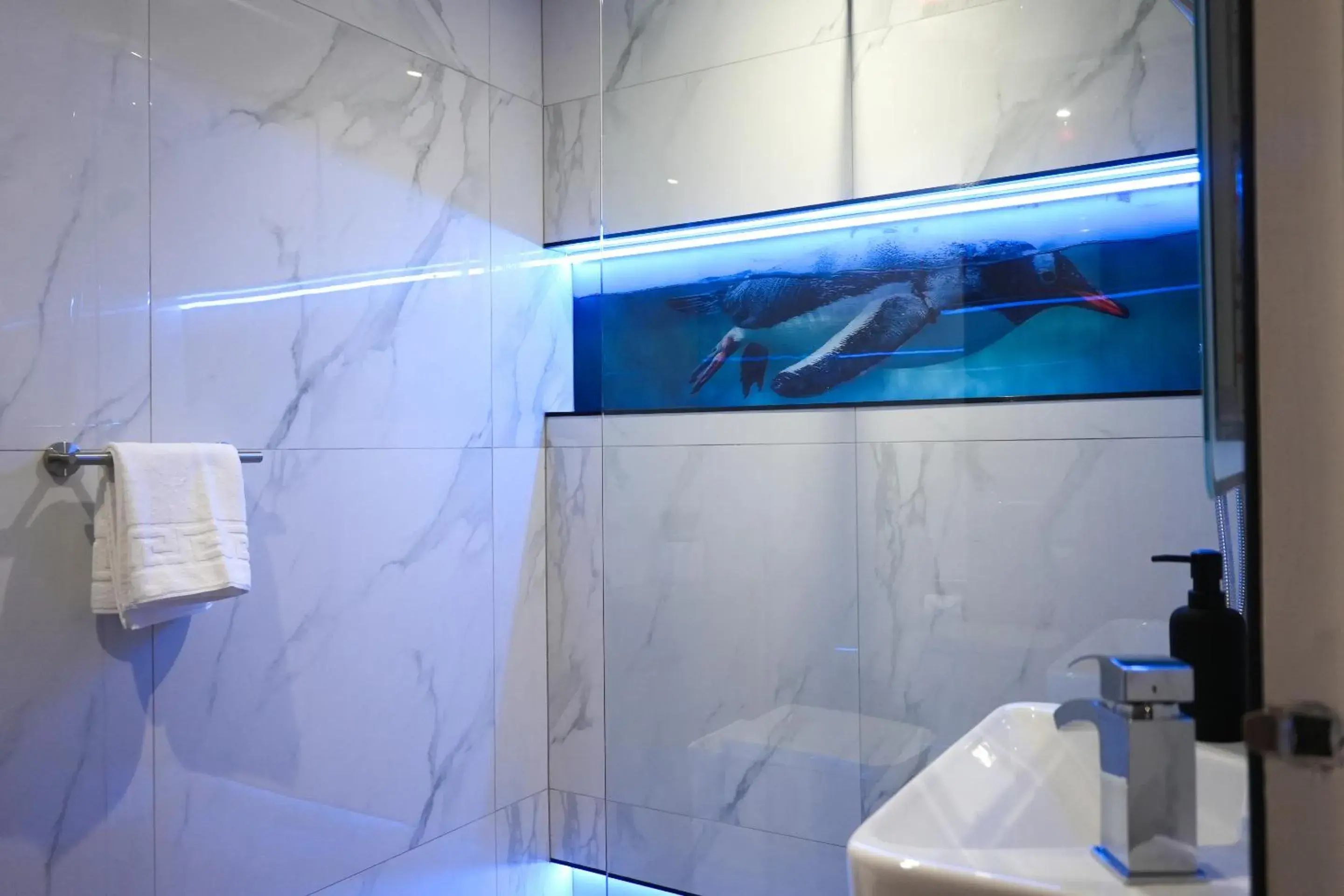 Bathroom in The Arundell Hotel Bathroom in The Arundell Hotel