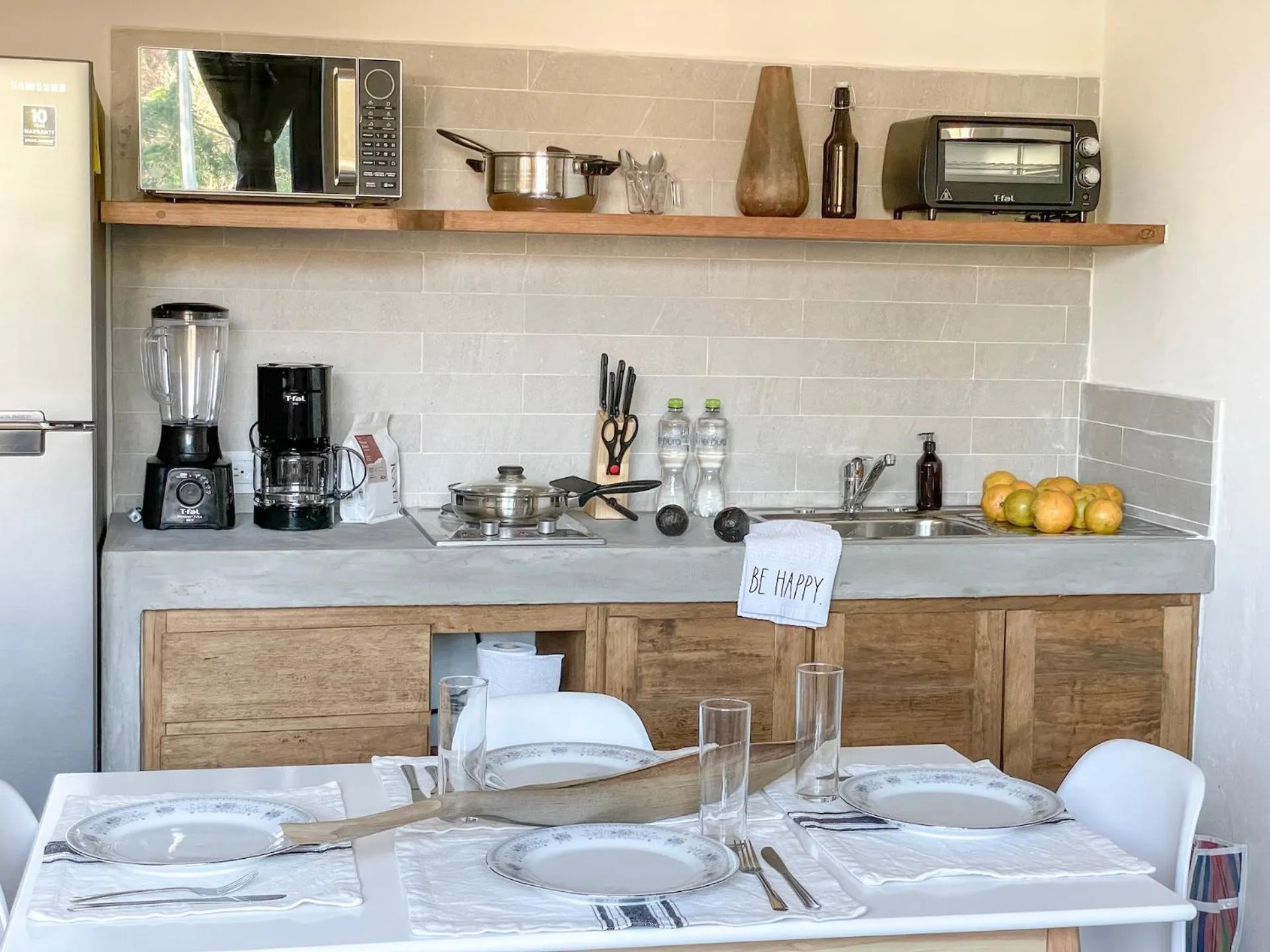 Kitchen or kitchenette in Rooms Huatulco