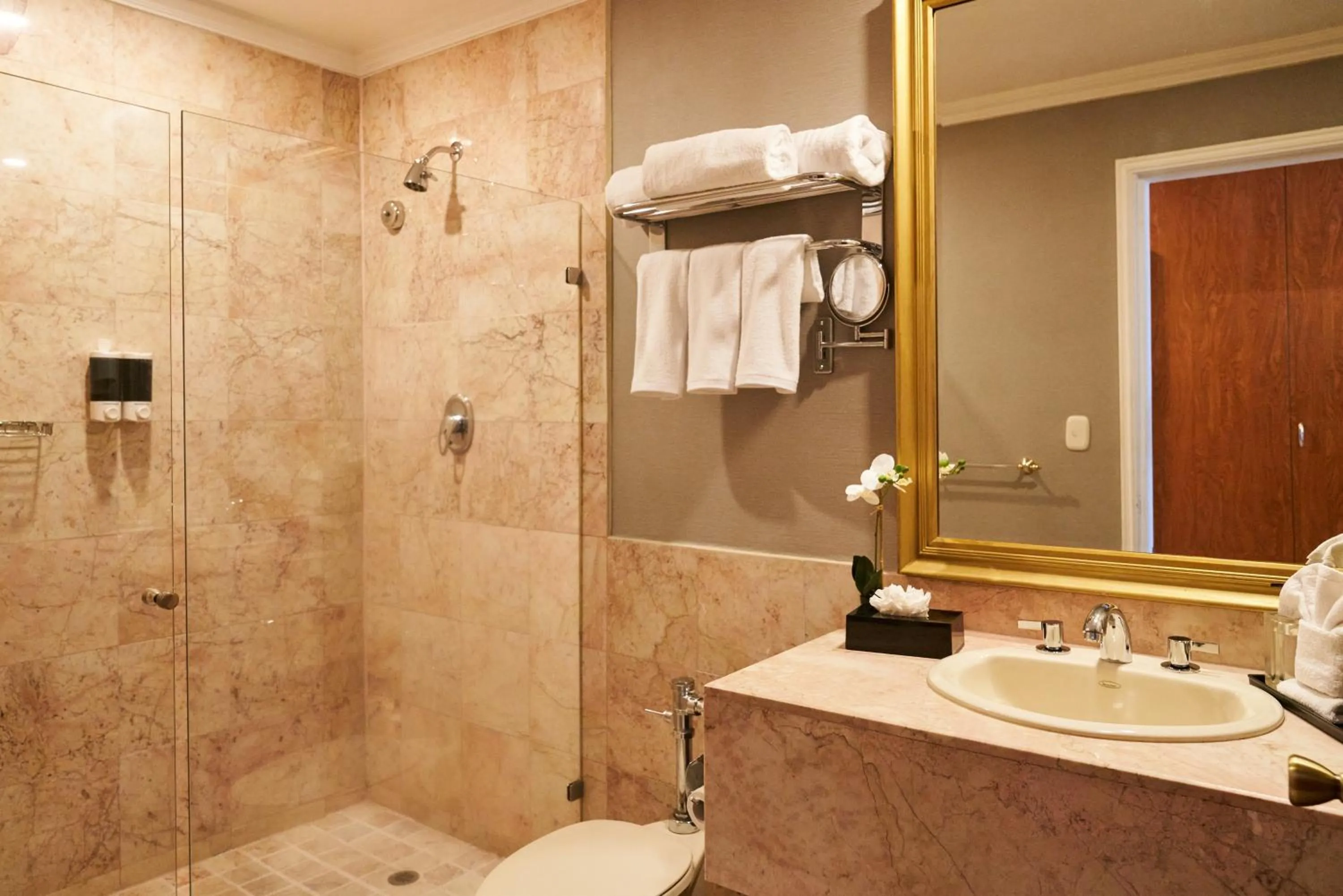 Shower in Waymore Hotel Spa & Casino