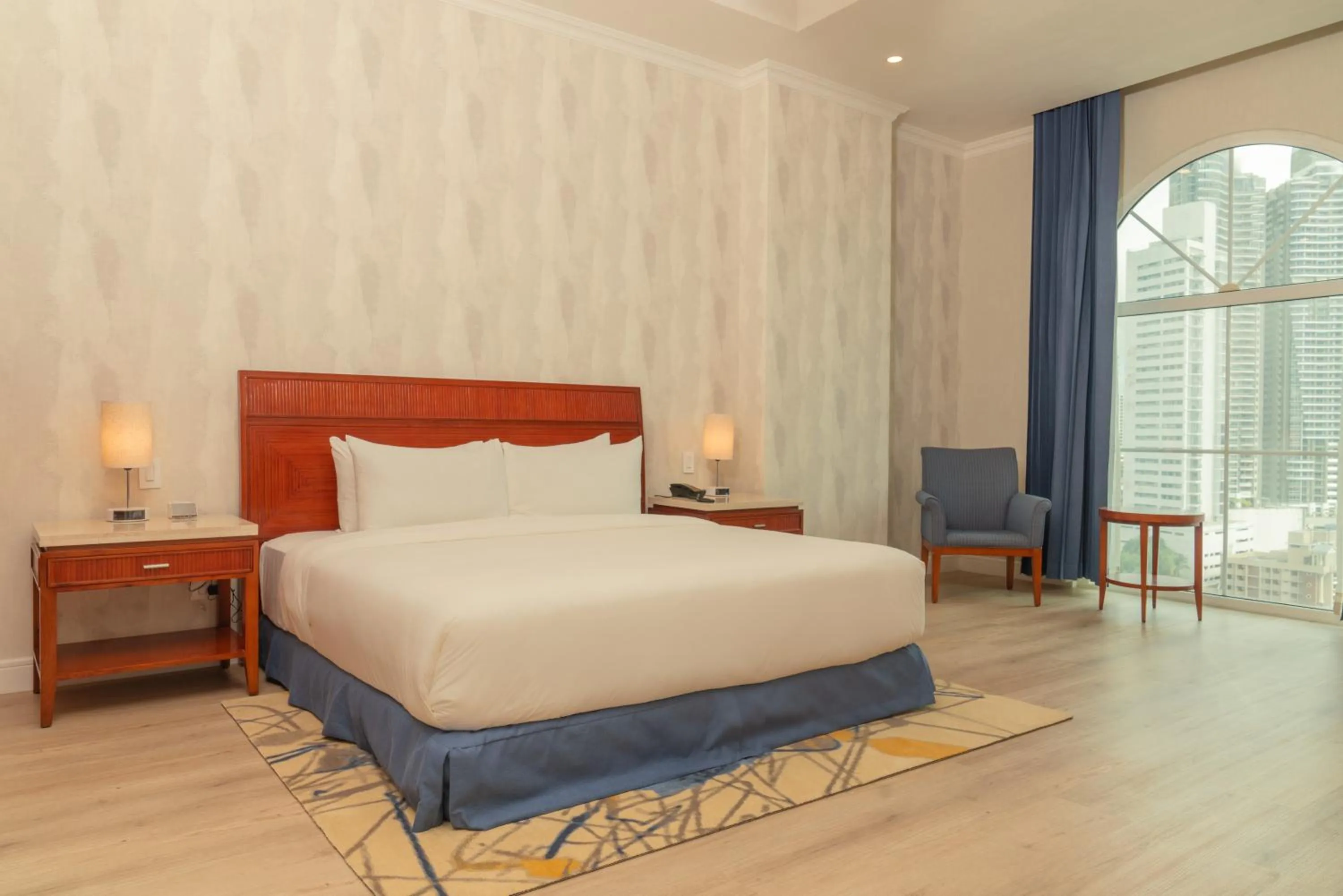 View (from property/room), Bed in Waymore Hotel Spa & Casino