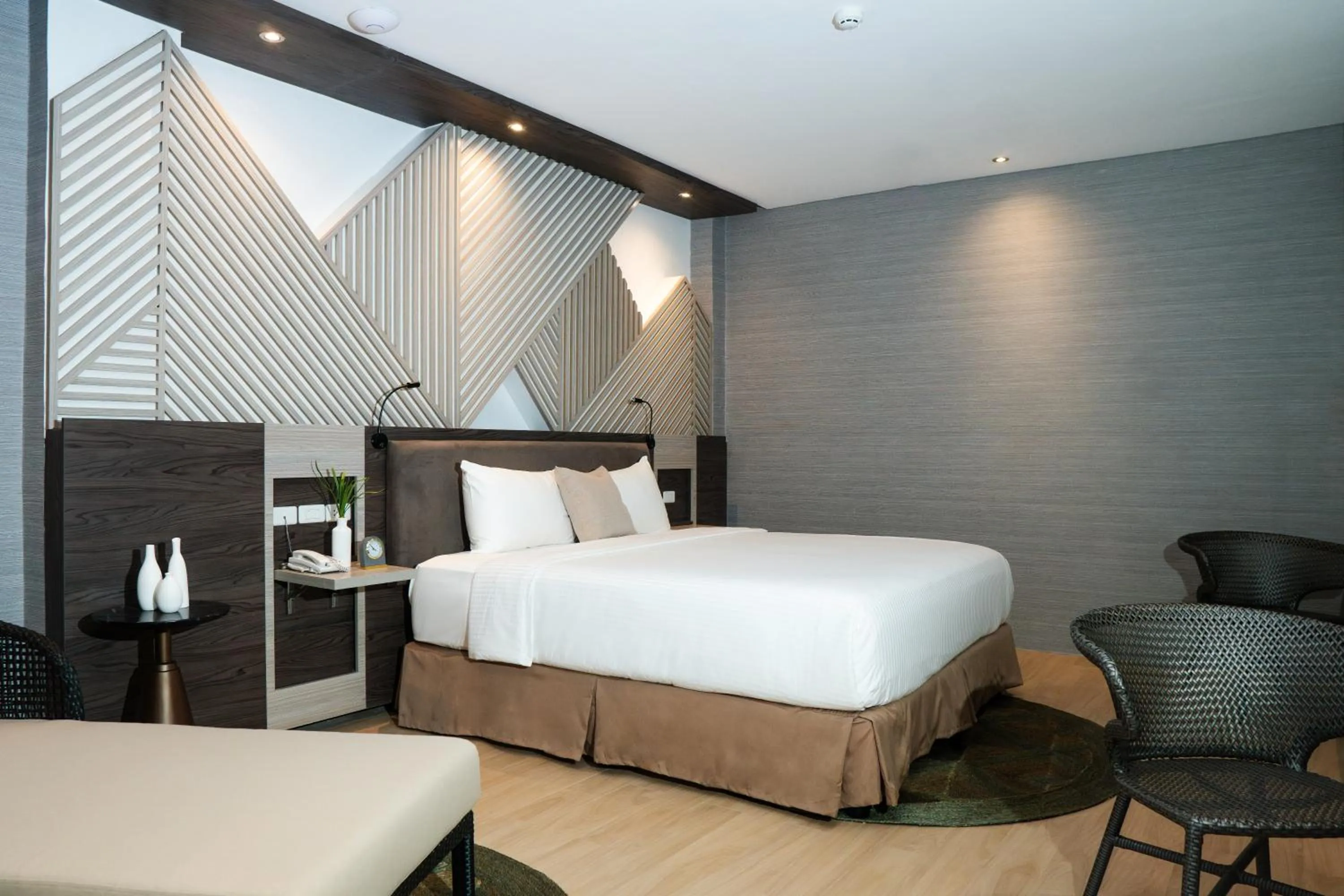 Bed in Adelina Hotel and Suites