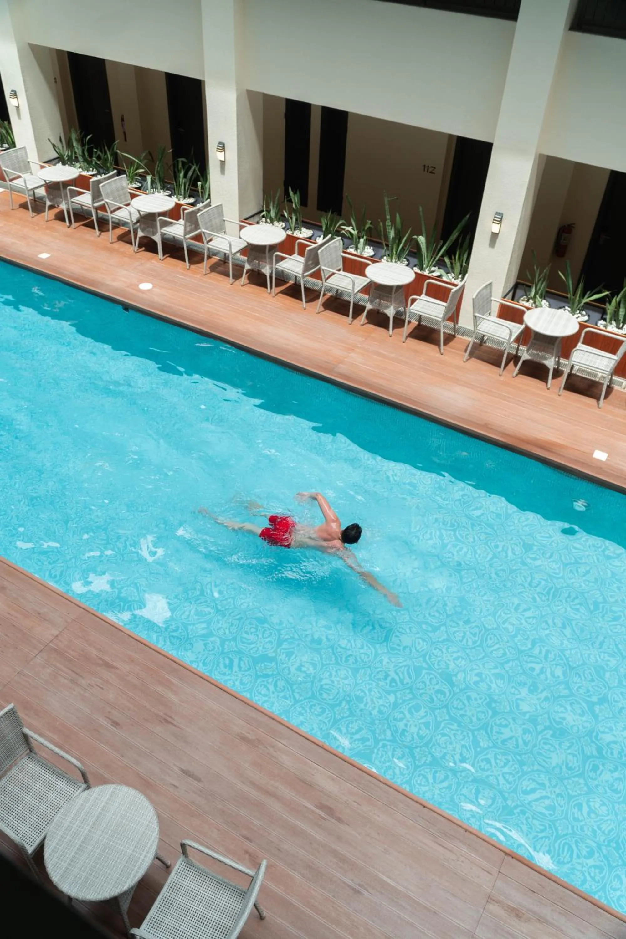 Swimming pool in Adelina Hotel and Suites