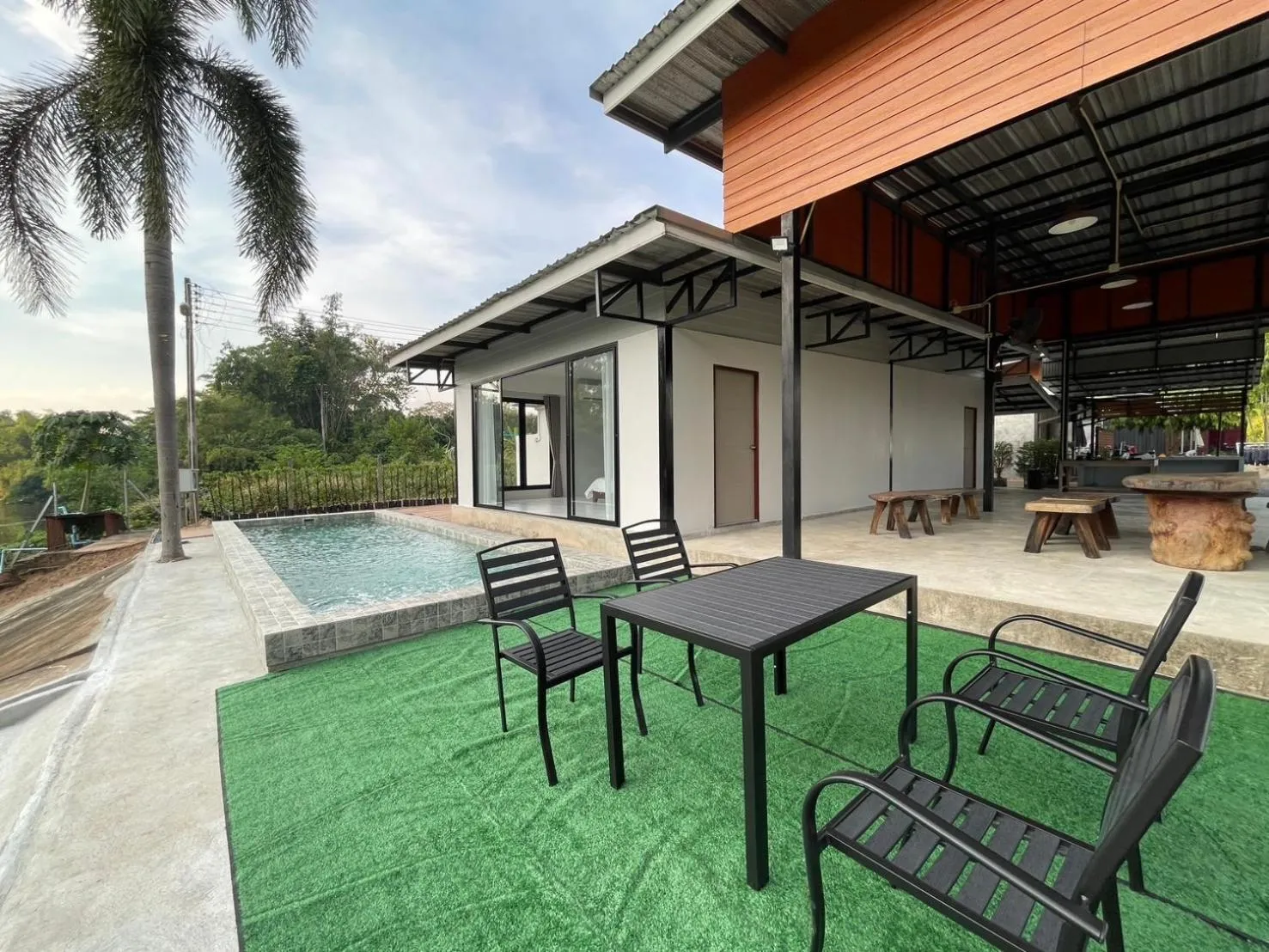 Seating area in Suptara Resort