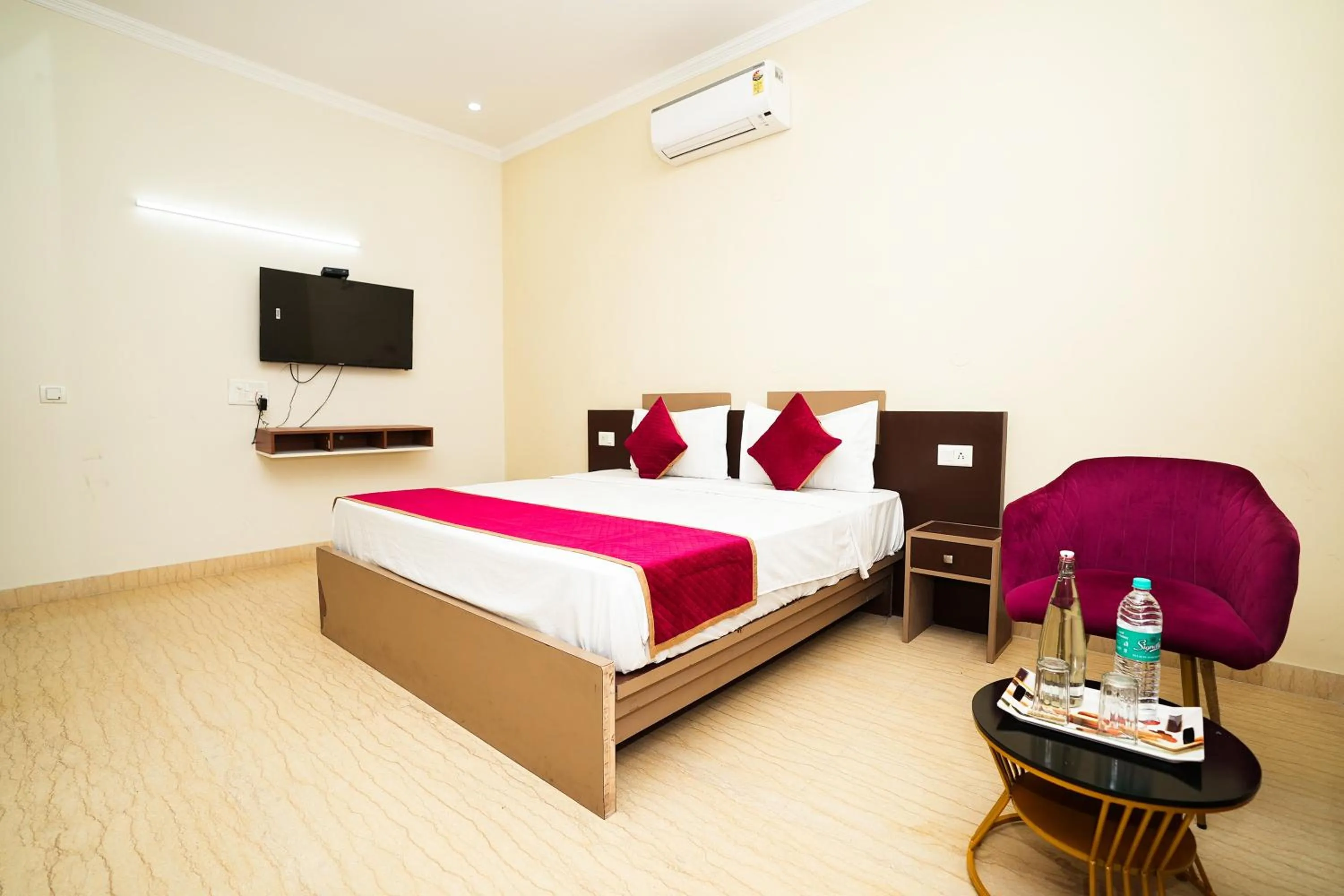 Bed in HOTEL A.P RESIDENCY