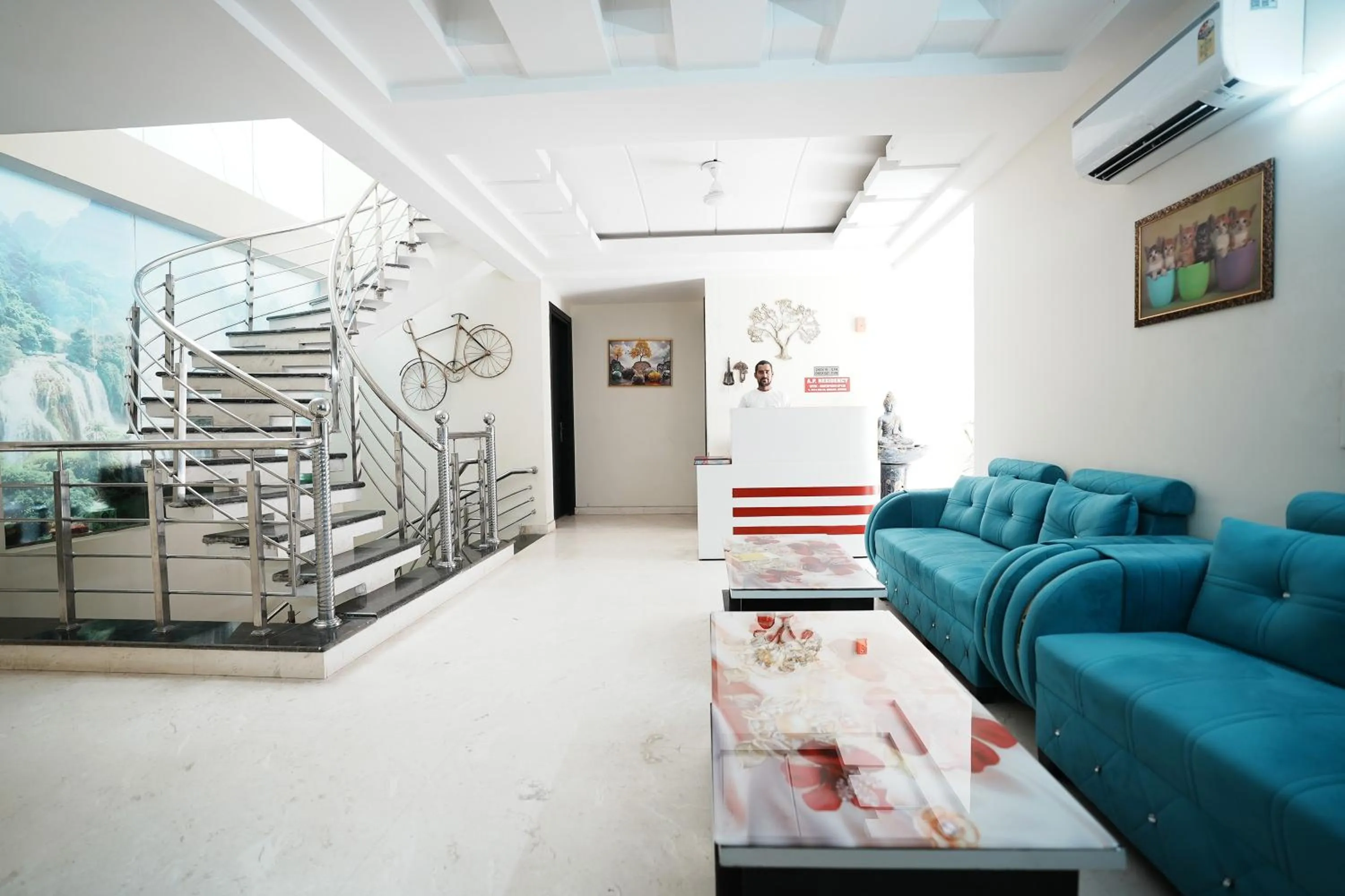 Lobby or reception in HOTEL A.P RESIDENCY