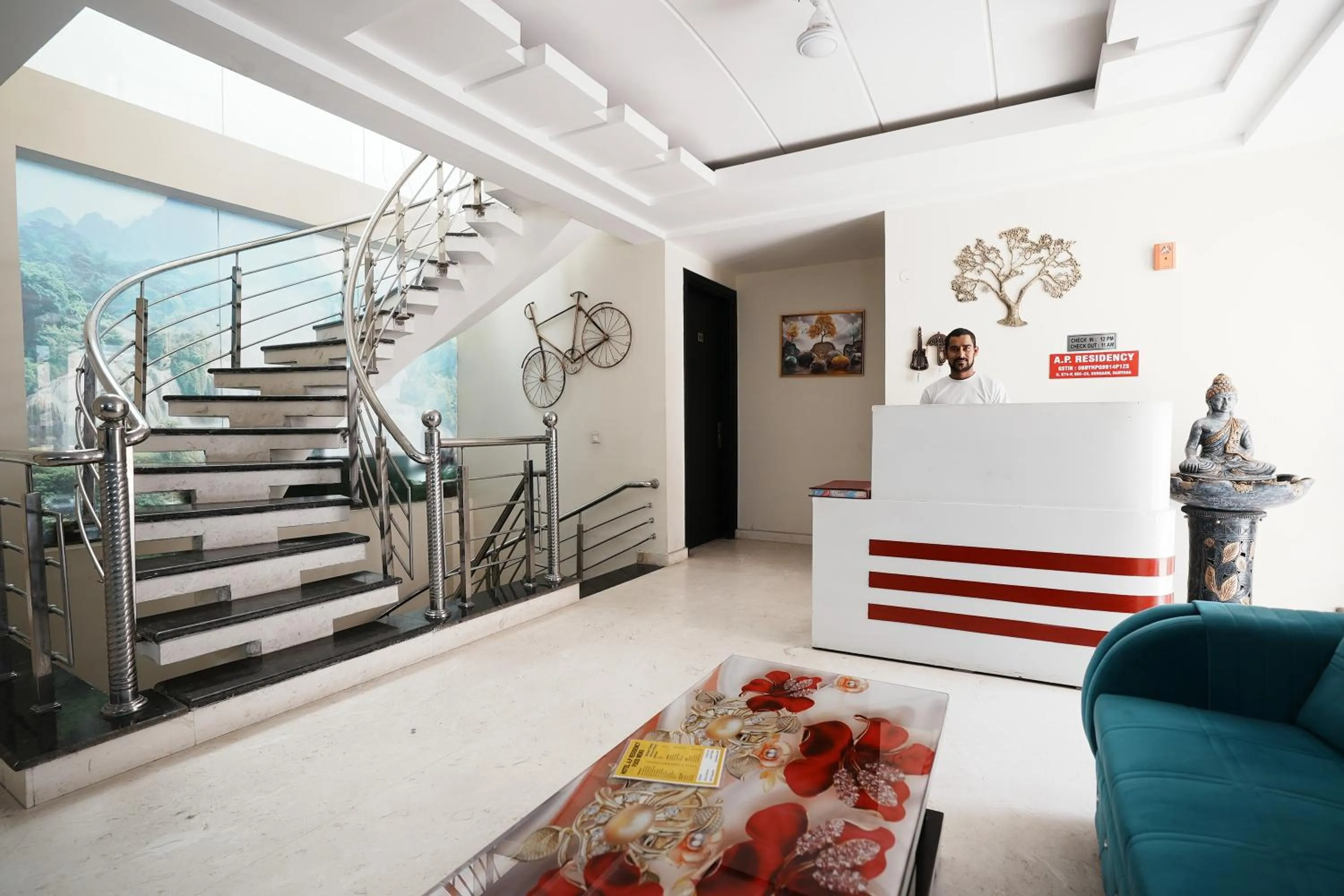 Lobby or reception in HOTEL A.P RESIDENCY