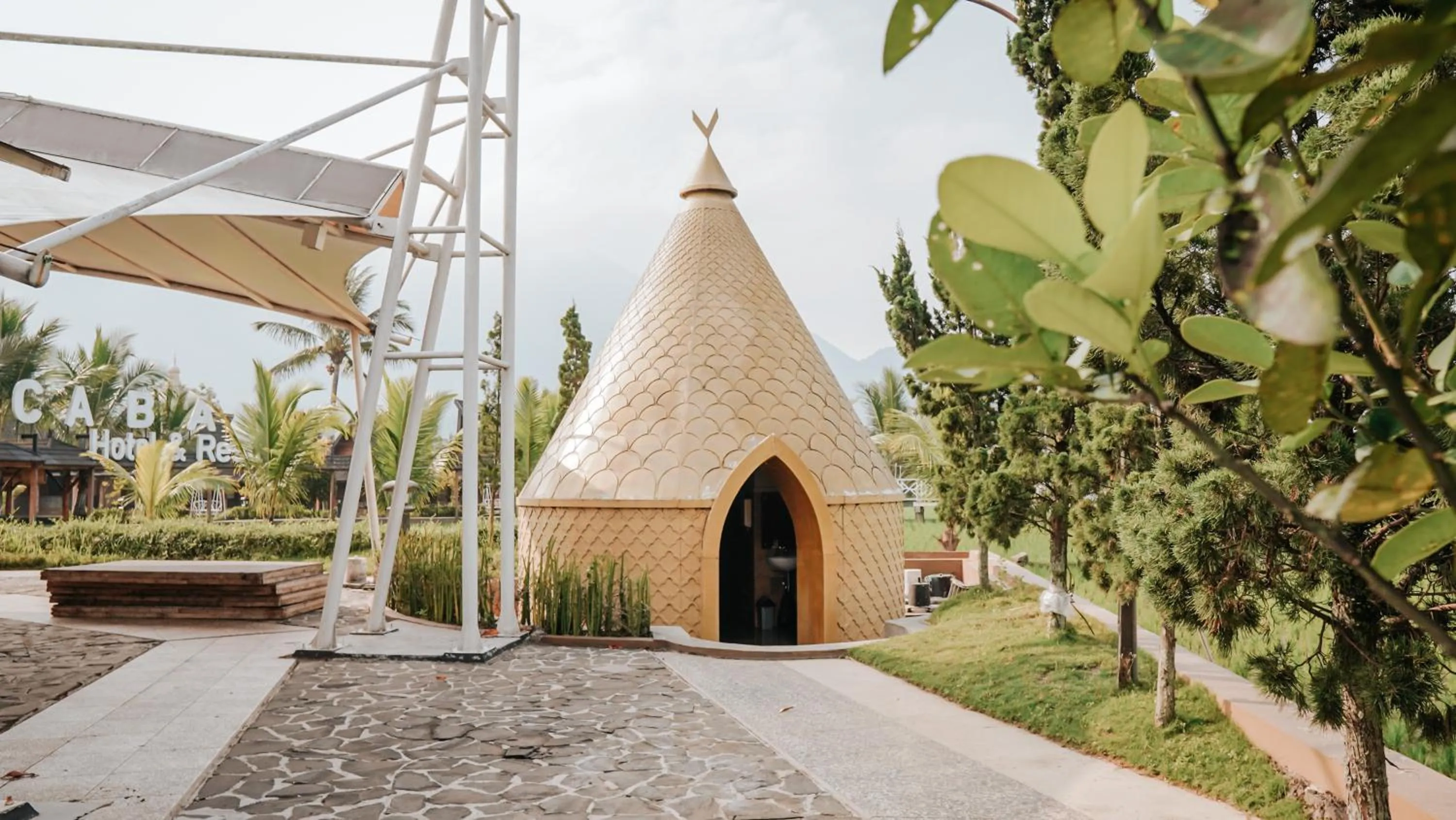 Garden in Villa Rancabango Hotel & Resort Garut