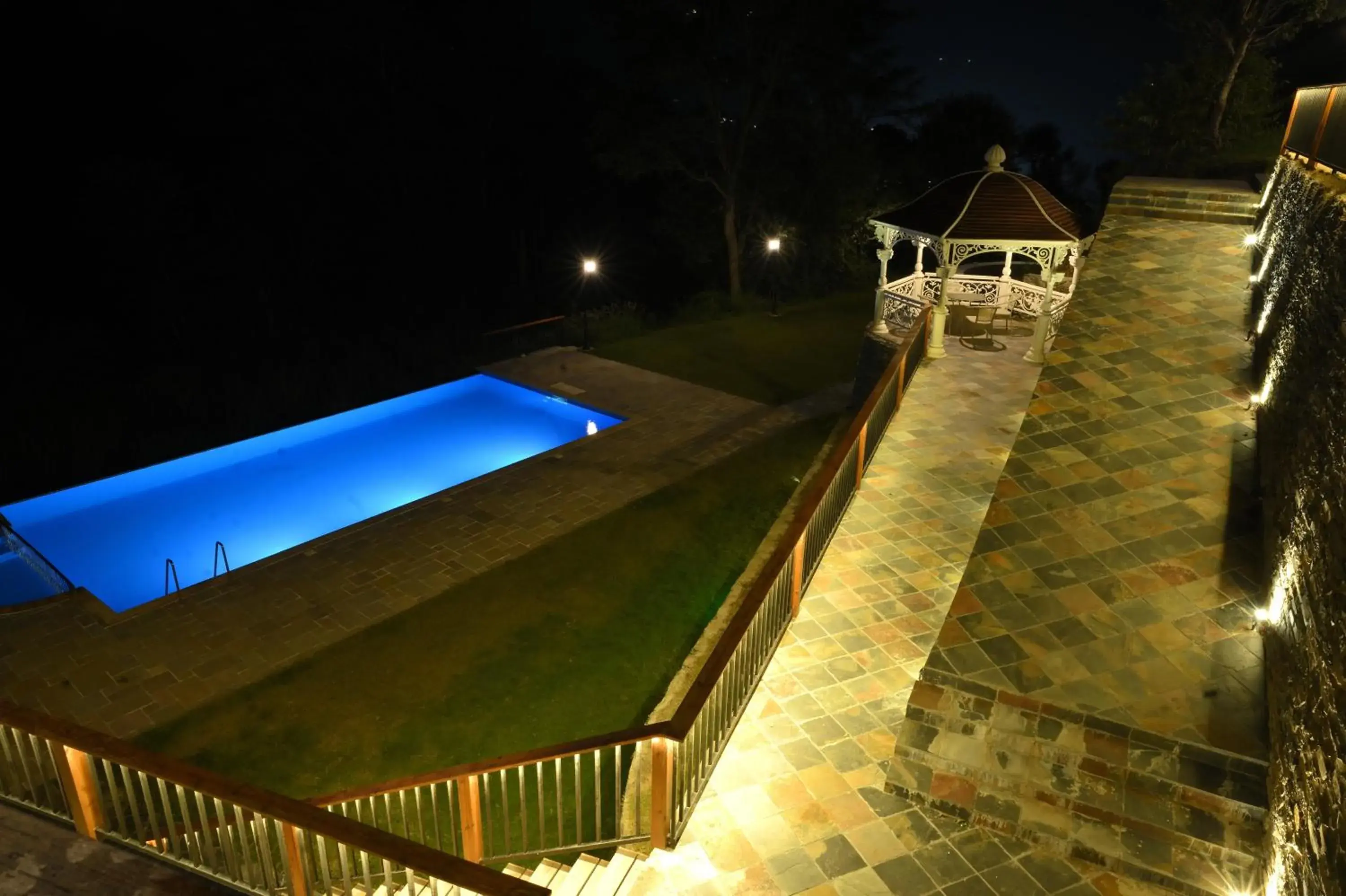 Swimming pool in Samsara Luxury Cottages & Spa, Chail Hills Swimming pool in Samsara Luxury Cottages & Spa, Chail Hills